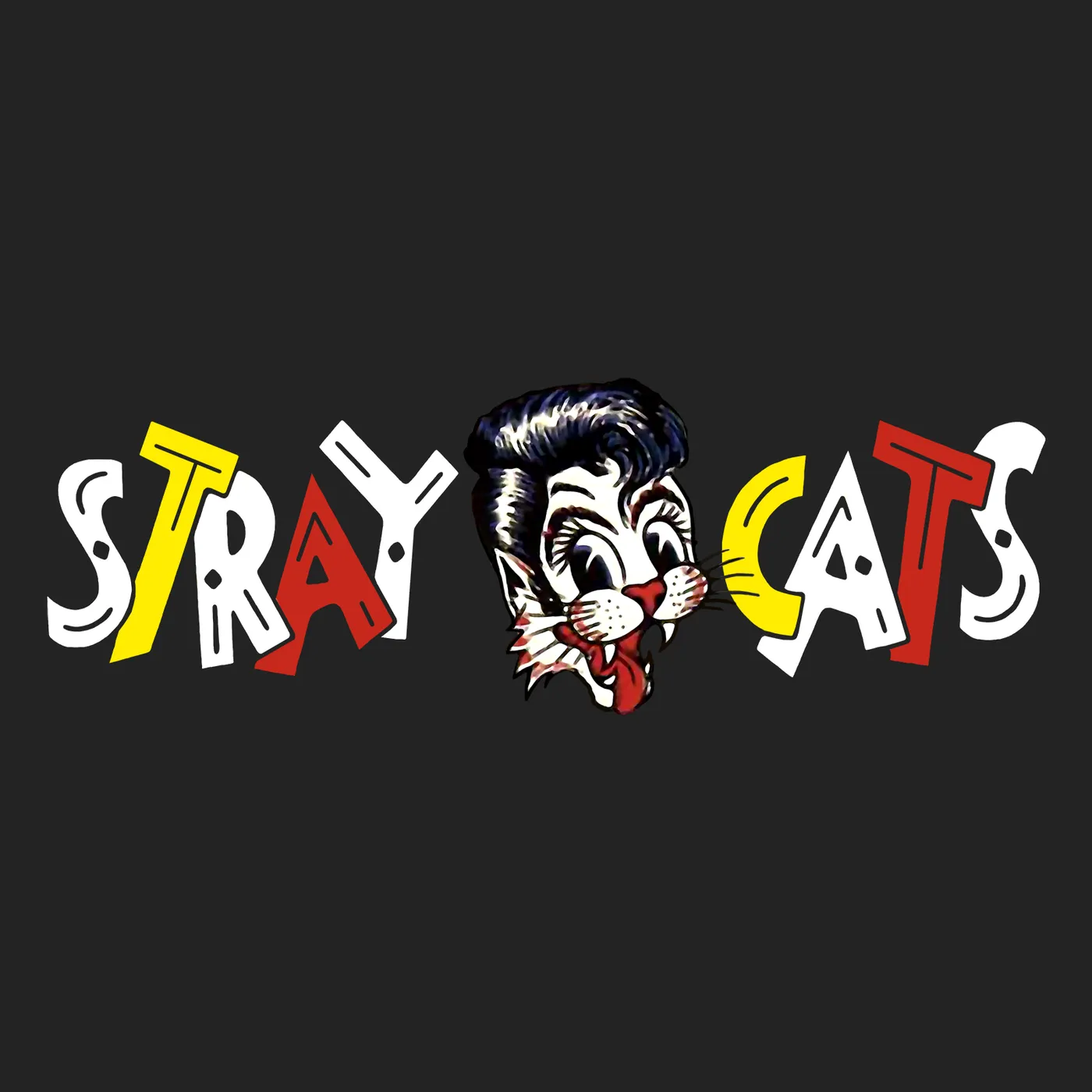 Stray Cats T-Shirt | Official Logo Stray Cats Shirt