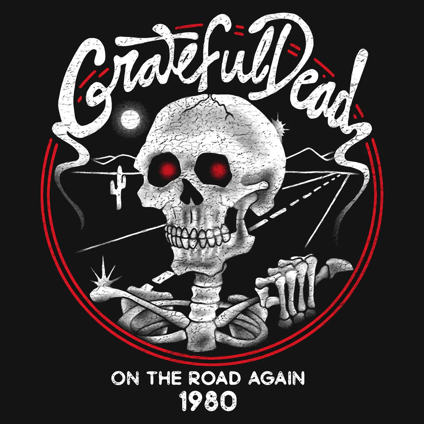 Grateful Dead T-Shirt | On The Road Again ’80 Tour Shirt (Reissue)