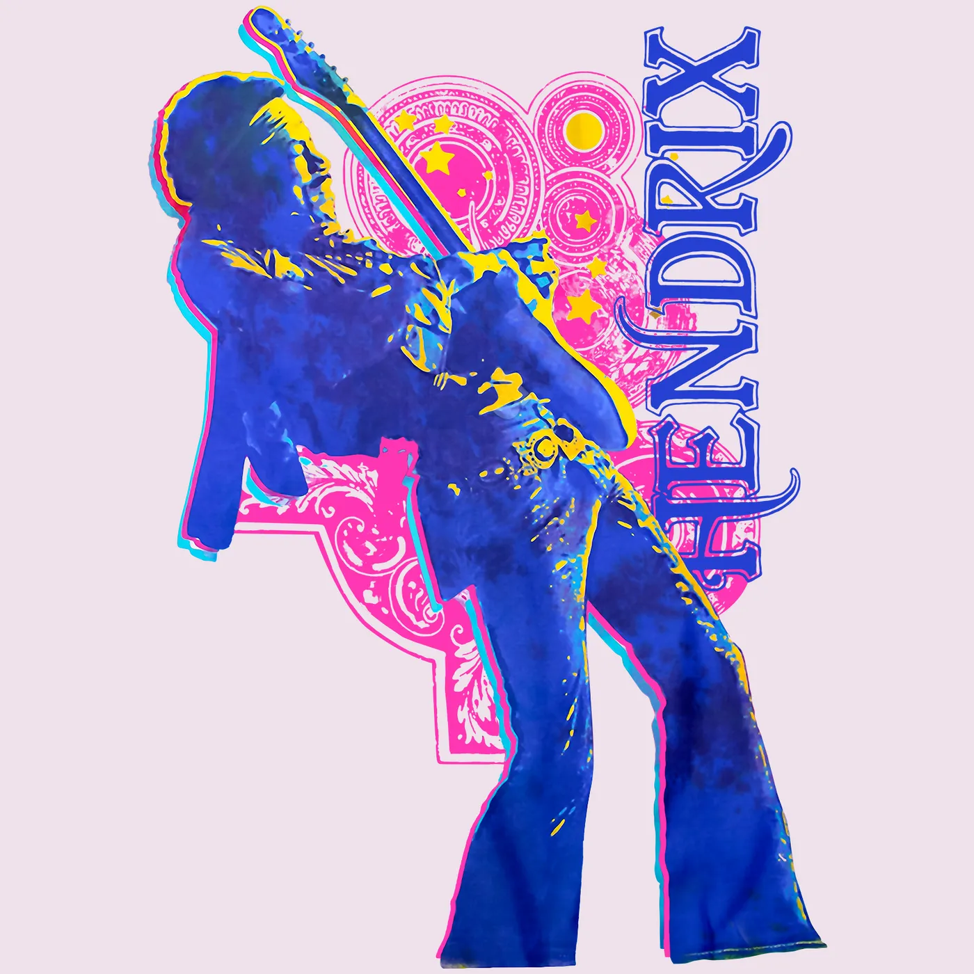 Jimi Hendrix T-Shirt | Electric Tie Dye Jimi Hendrix Shirt