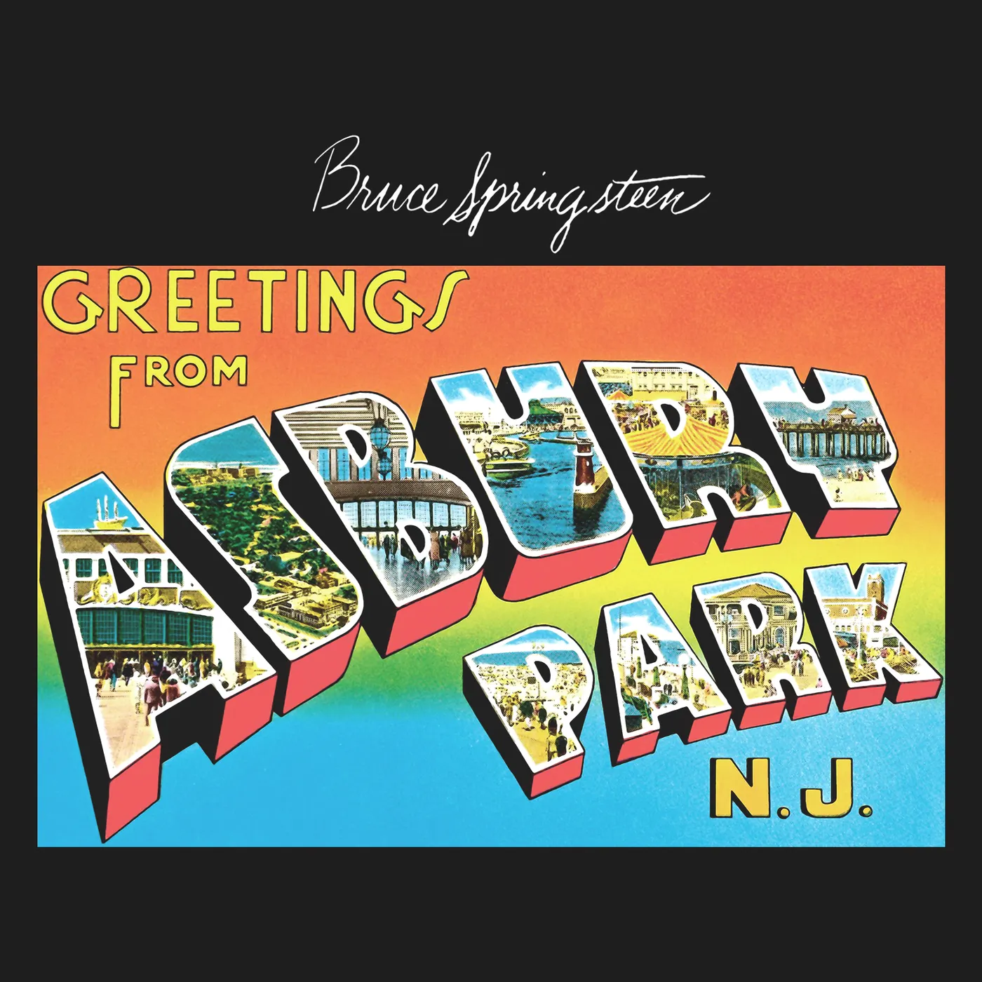 Bruce Springsteen T-Shirt | Greetings From Asbury Park Postcard Bruce Springsteen Shirt