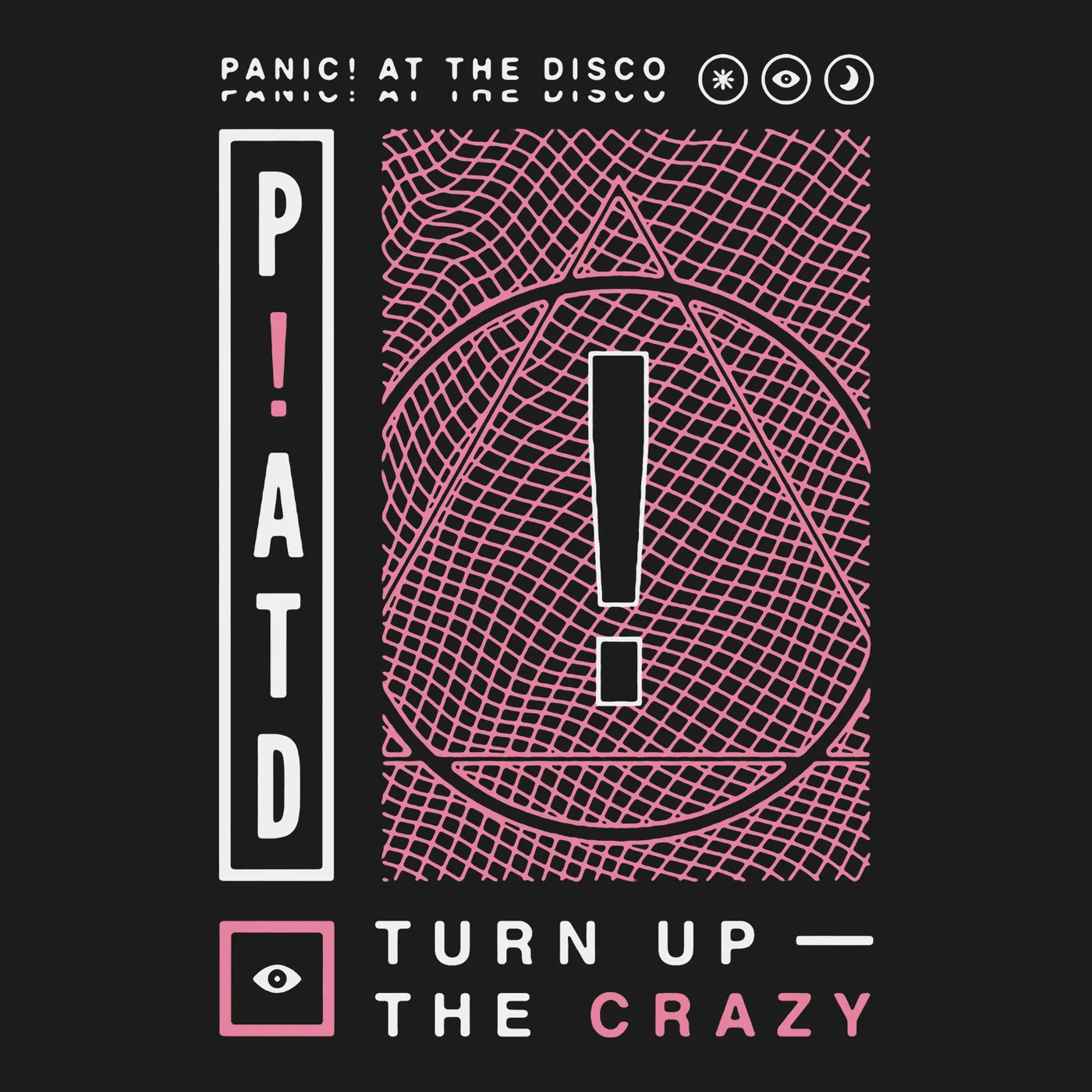 Panic! At The Disco T-Shirt | Turn Up The Crazy Geometric Art Panic At The Disco Shirt