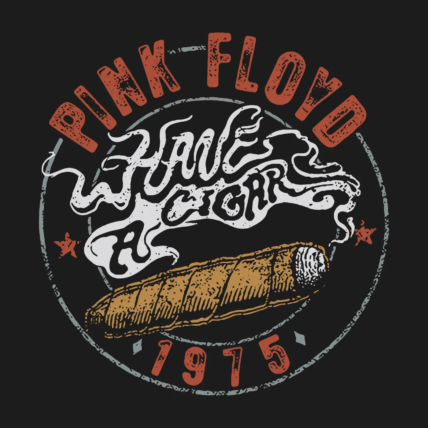 Pink Floyd T-Shirt | 1975 Have A Cigar Poster Art Pink Floyd T-Shirt