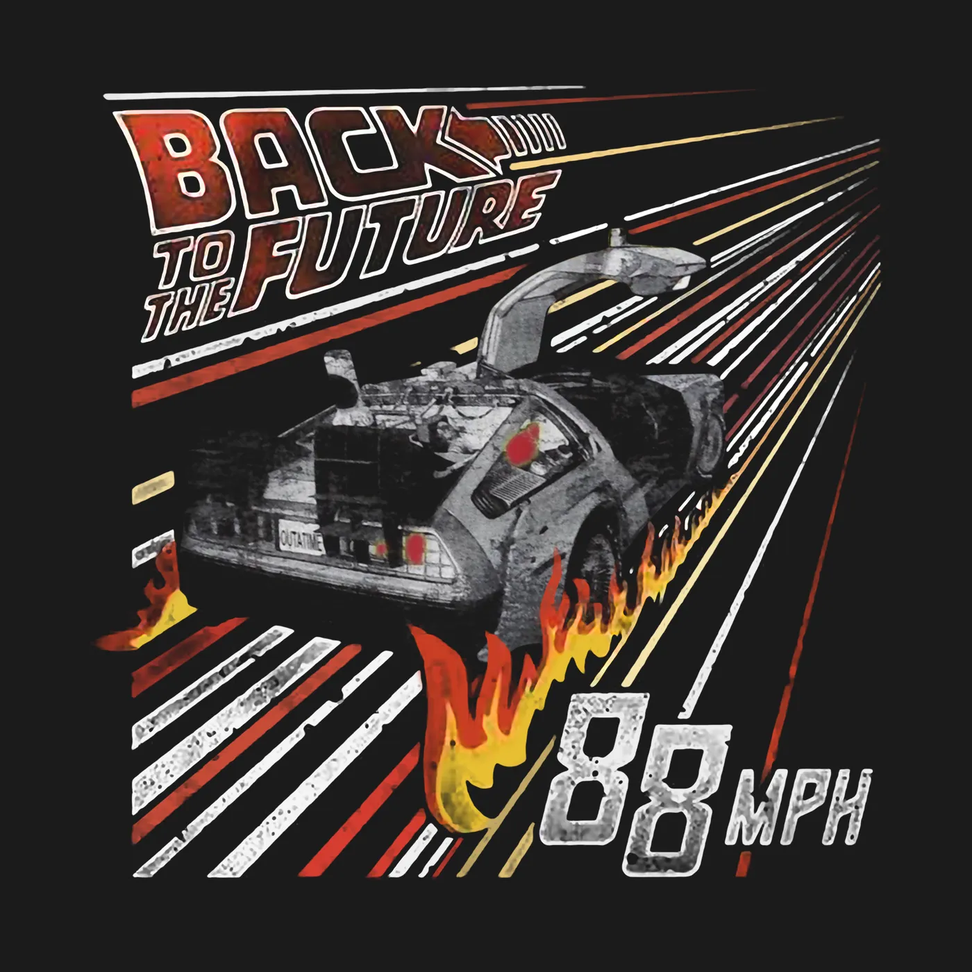 Back to the Future T-Shirt | Delorean 88 MPH Back to the Future Shirt
