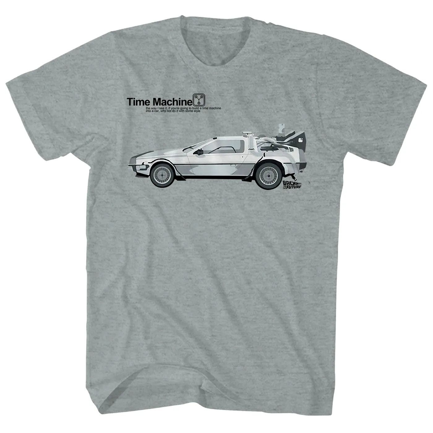 Back to the Future T-Shirt | Delorean Time Machine Back to the Future Shirt