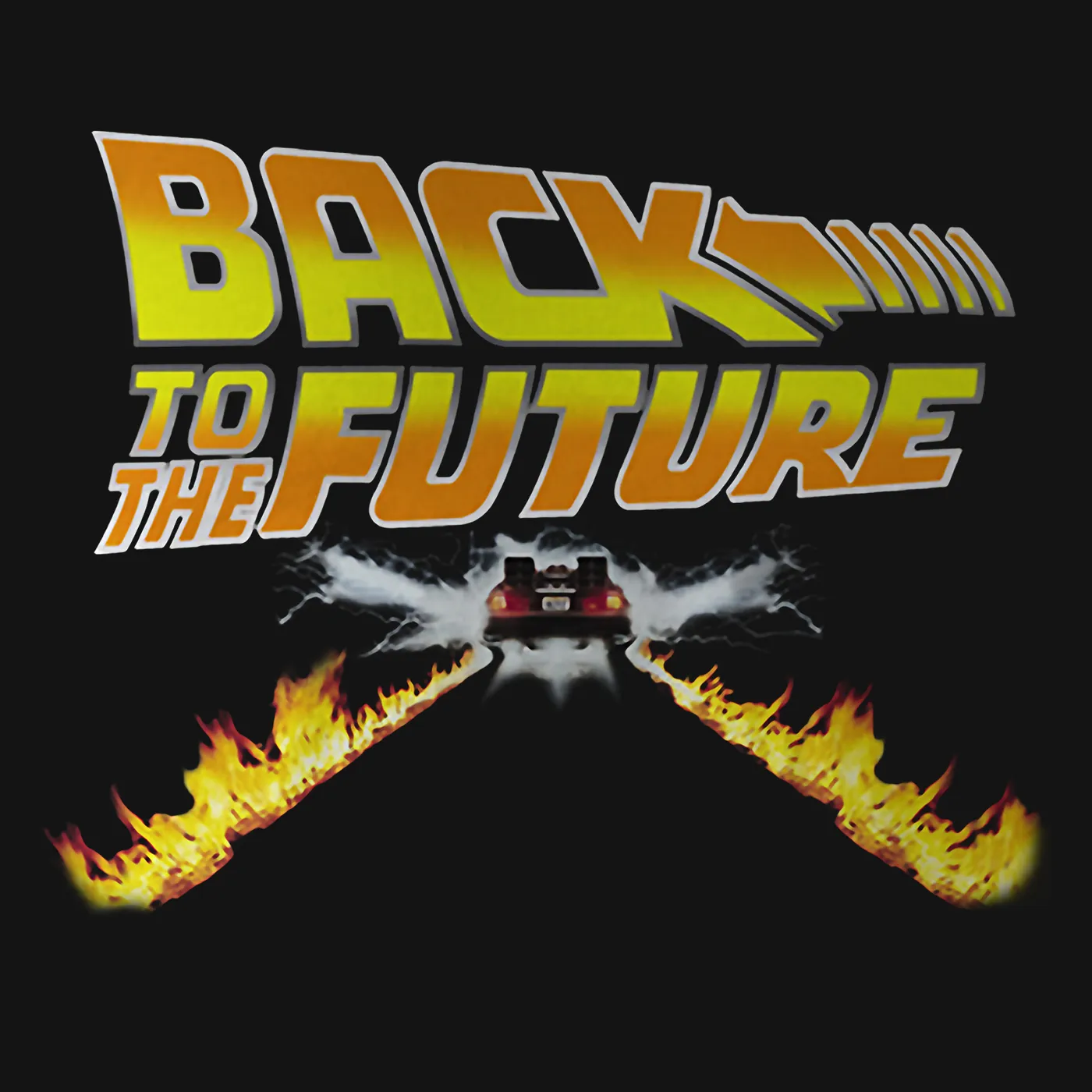 Back to the Future T-Shirt | Speeding Delorean Back to the Future Shirt
