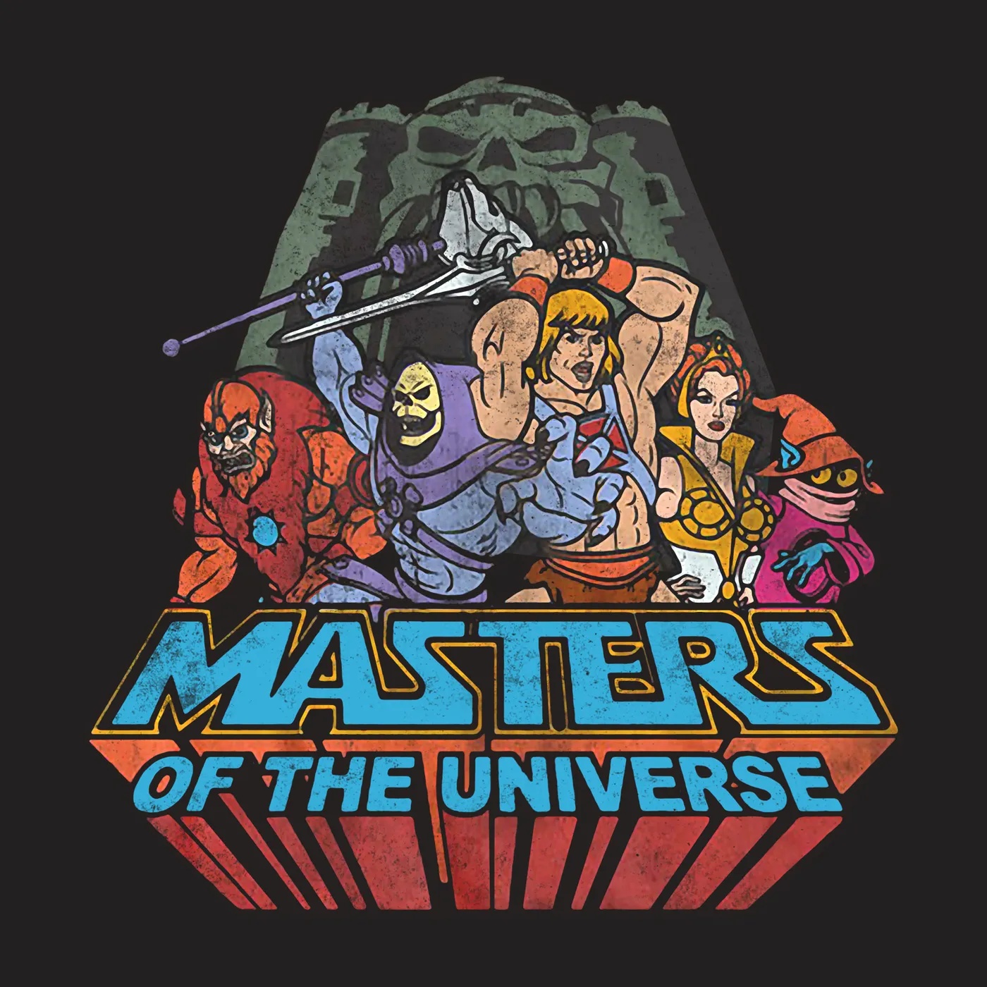 Masters Of The Universe T-Shirt | Vintage Group Poster Masters Of The Universe Shirt