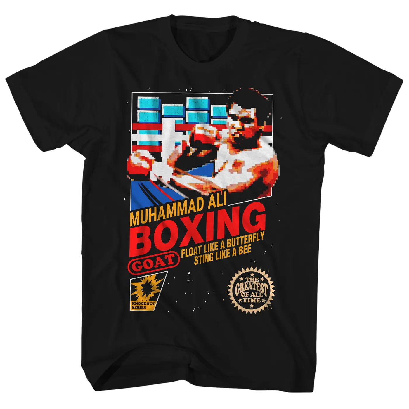 Muhammad Ali T-Shirt | Pixelated Boxing Goat Muhammad Ali Shirt