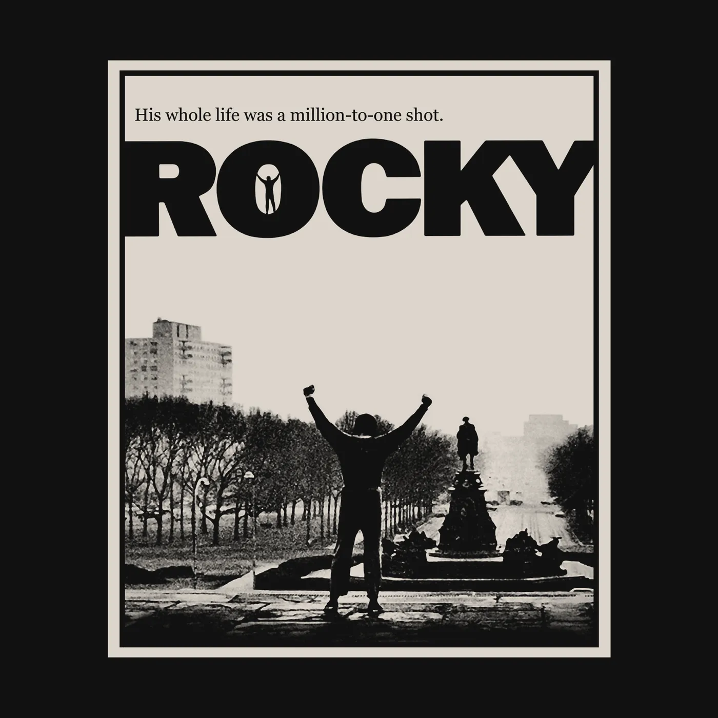Rocky T-Shirt | Sepia Million To One Shot Rocky Shirt