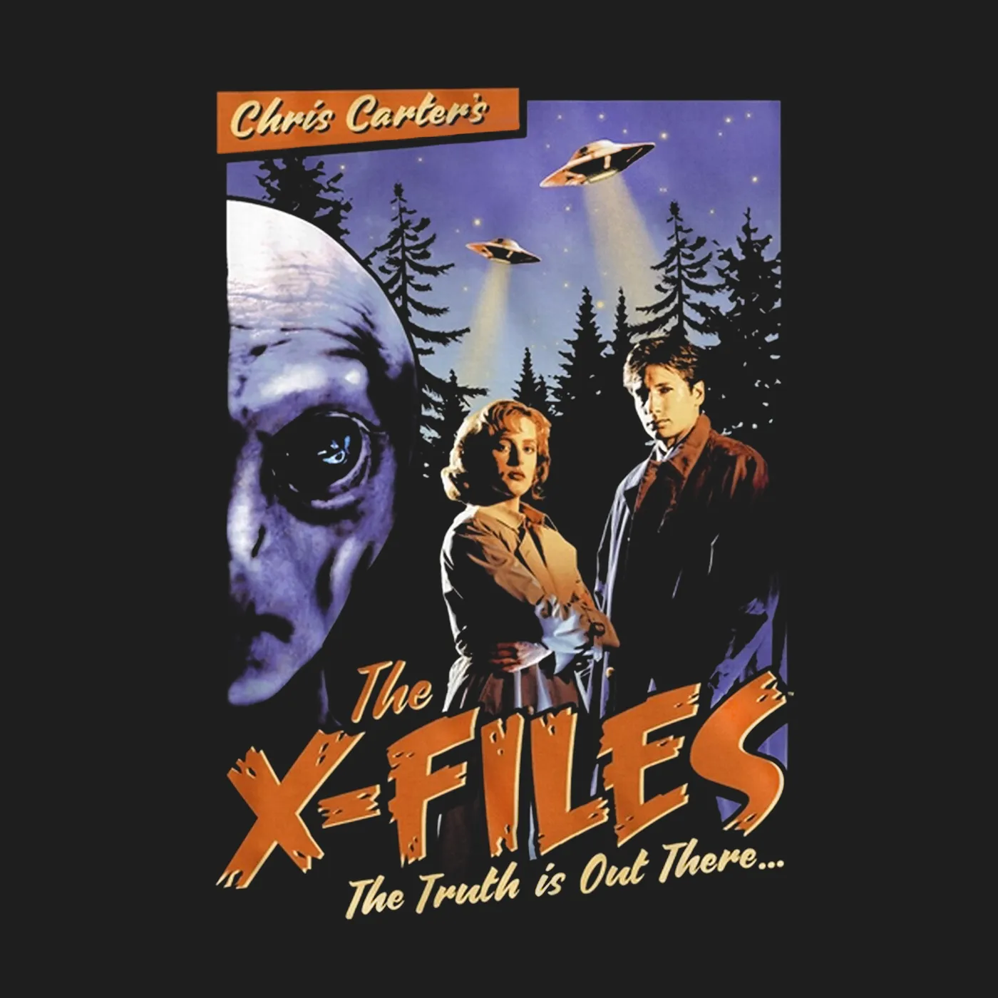 The X-Files T-Shirt | The Truth Is Out There Vintage Poster The X-Files Shirt