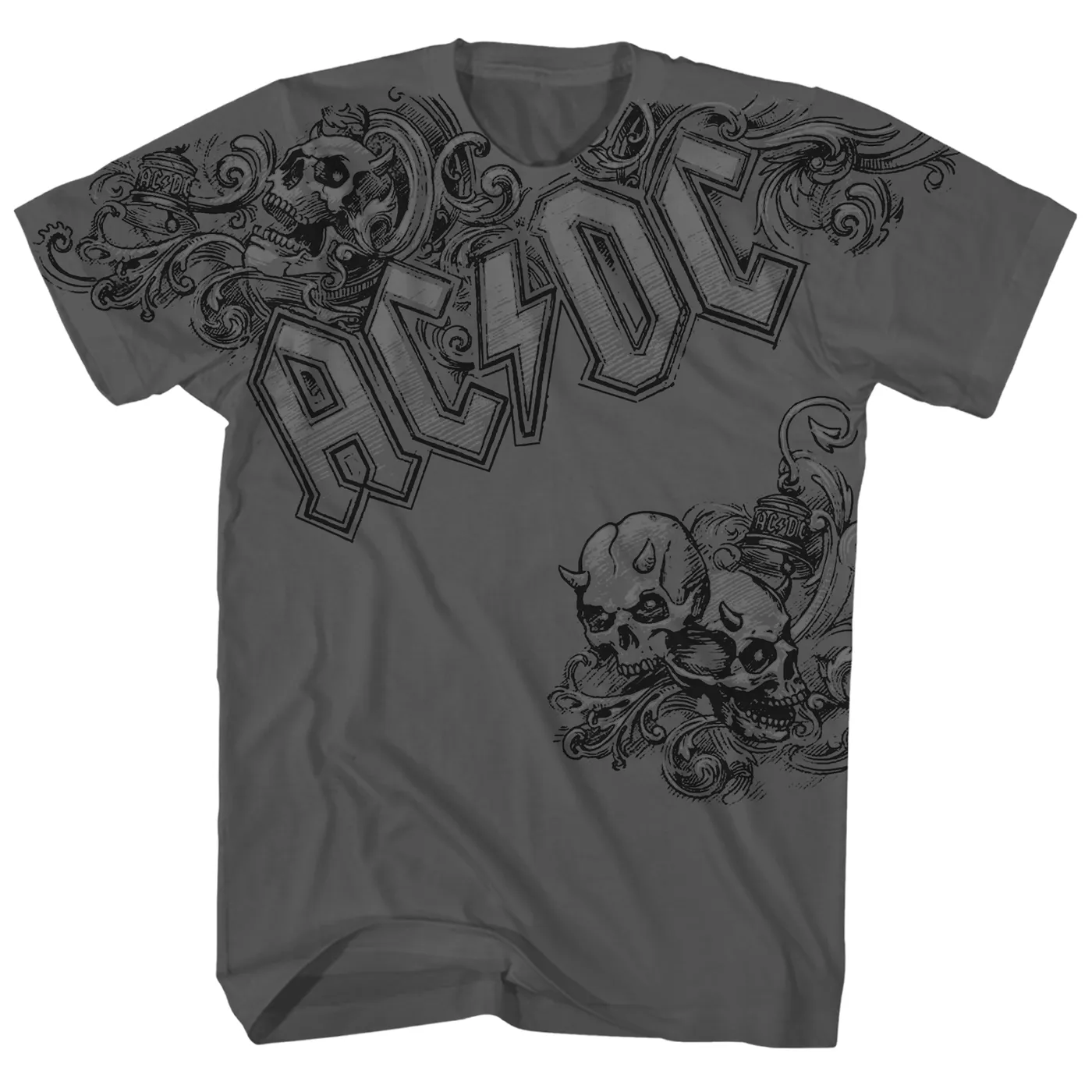AC/DC T-Shirt | Horned Skulls AC/DC Shirt