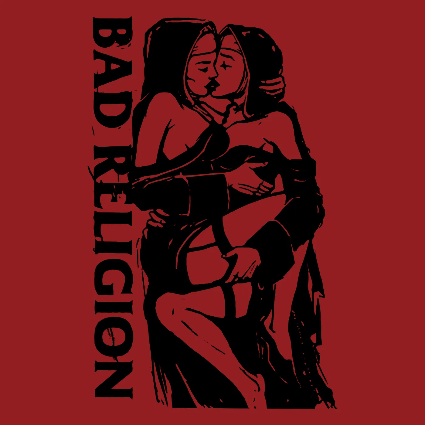 Bad Religion T-Shirt | Intimate Nuns Art Bad Religion Shirt