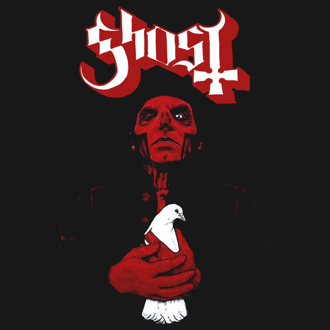 Ghost T-Shirt | Red Cardinal Dove Ghost Shirt