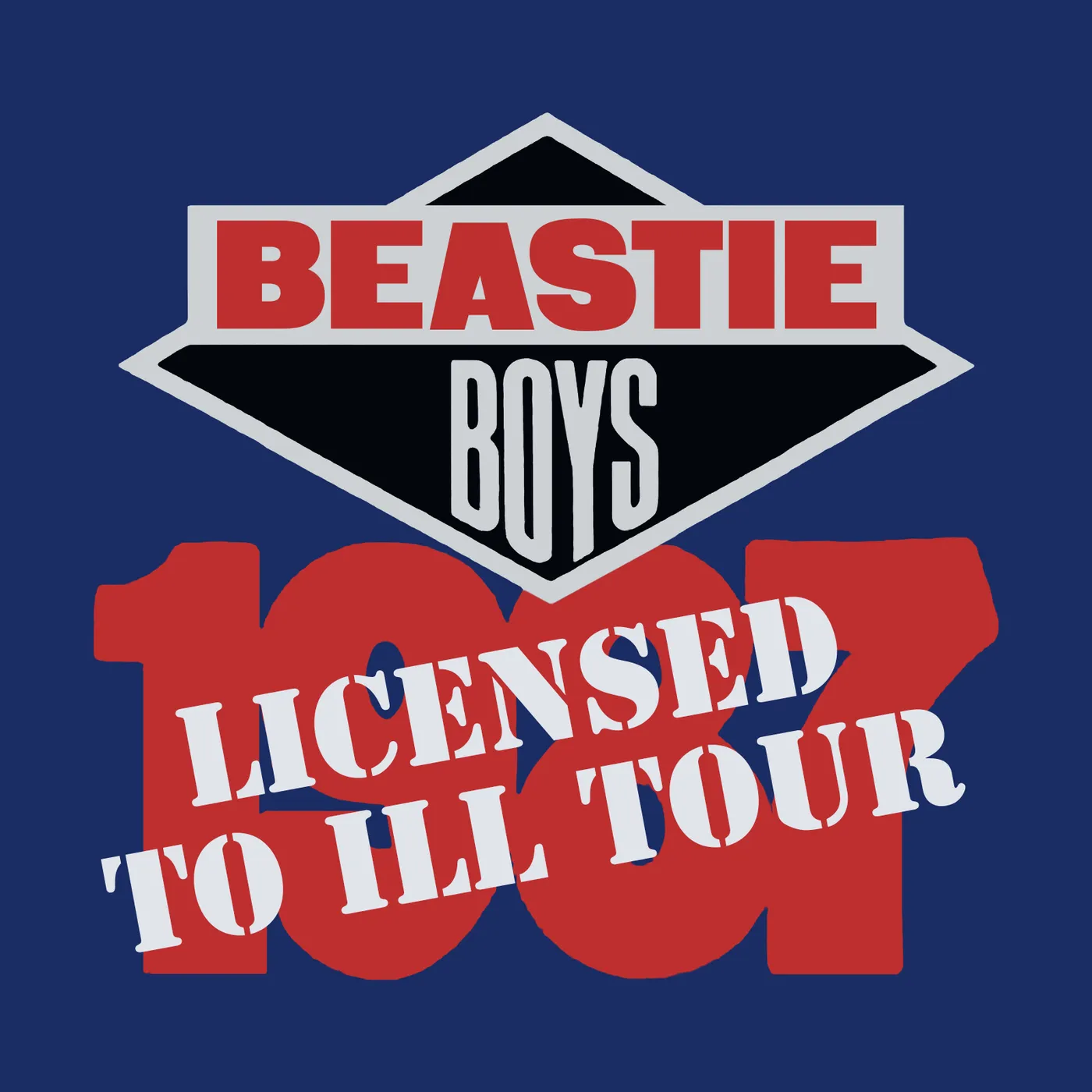 Beastie Boys T-Shirt | Licensed To Ill ‘87 Tour Beastie Boys Shirt (Reissue)