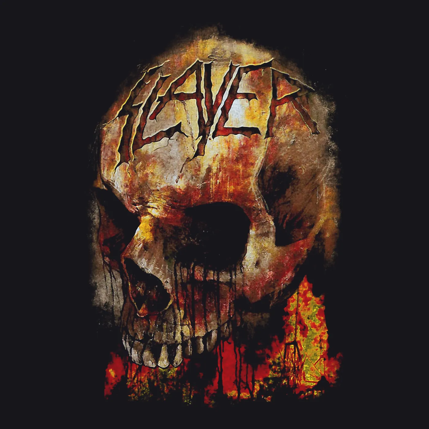 Slayer Hoodie | Fiery Skull Slayer Hoodie