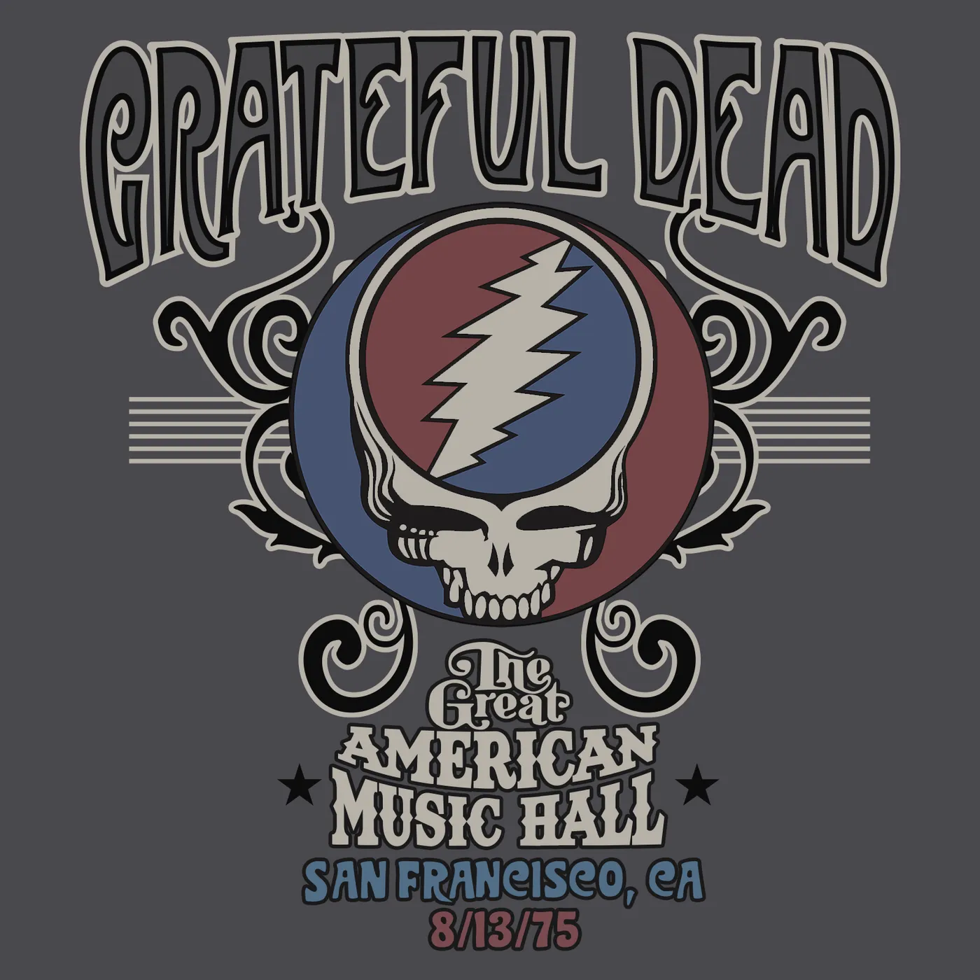 Grateful Dead Zip-Up Hoodie | The Great American Music Hall Grateful Dead Hoodie (Reissue)