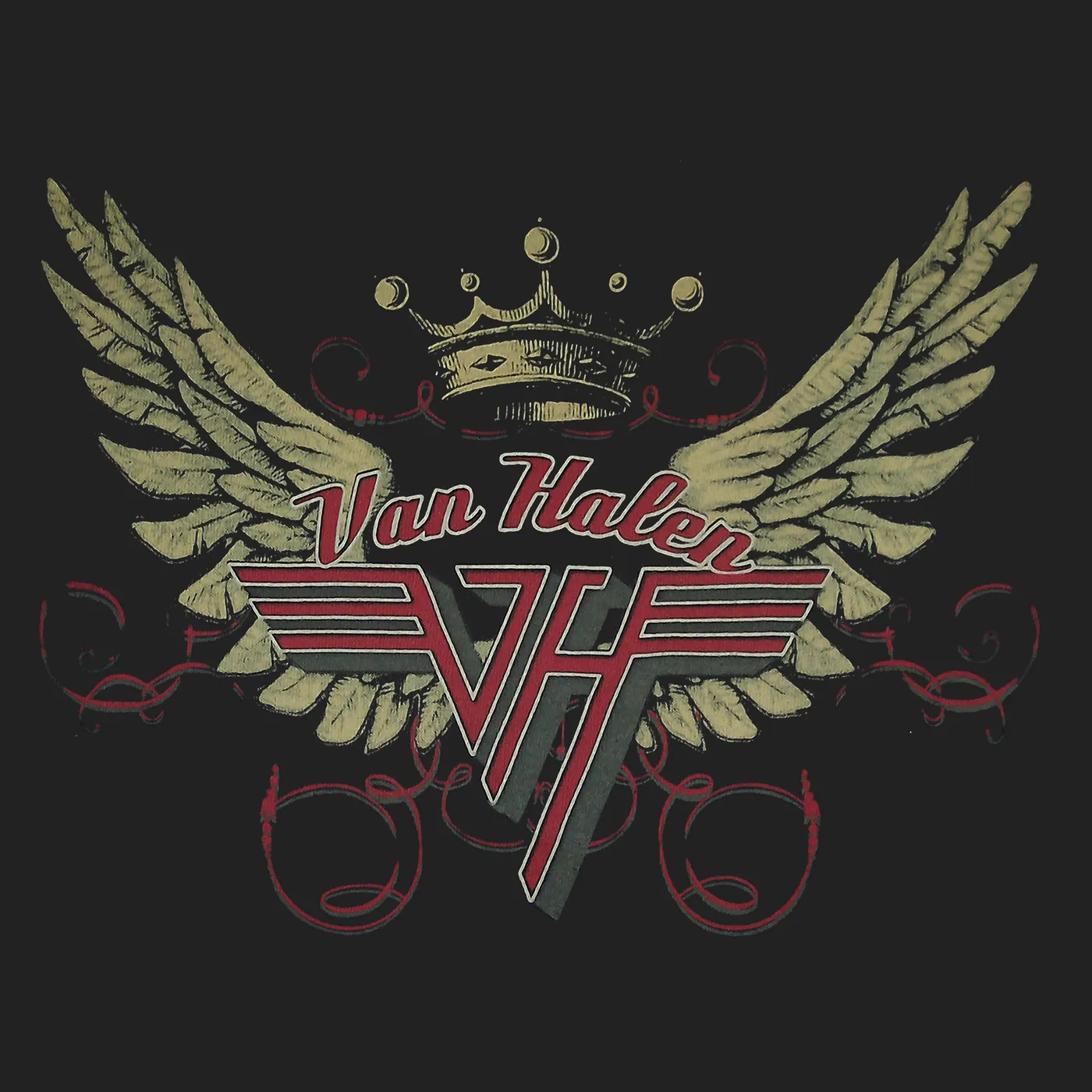 Van Halen T-Shirt | Wings Logo Van Halen Shirt