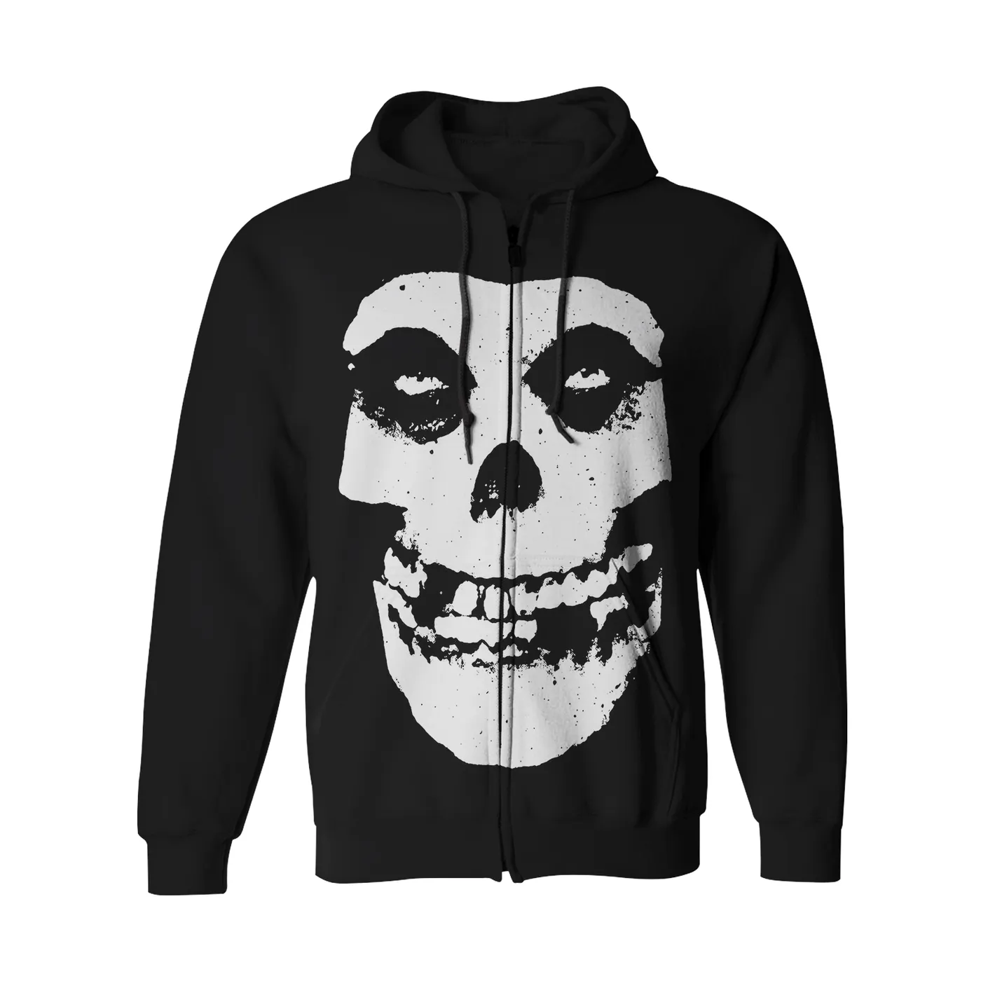 Misfits Zip-Up Hoodie | Official Ghoul Skull Logo Misfits Hoodie