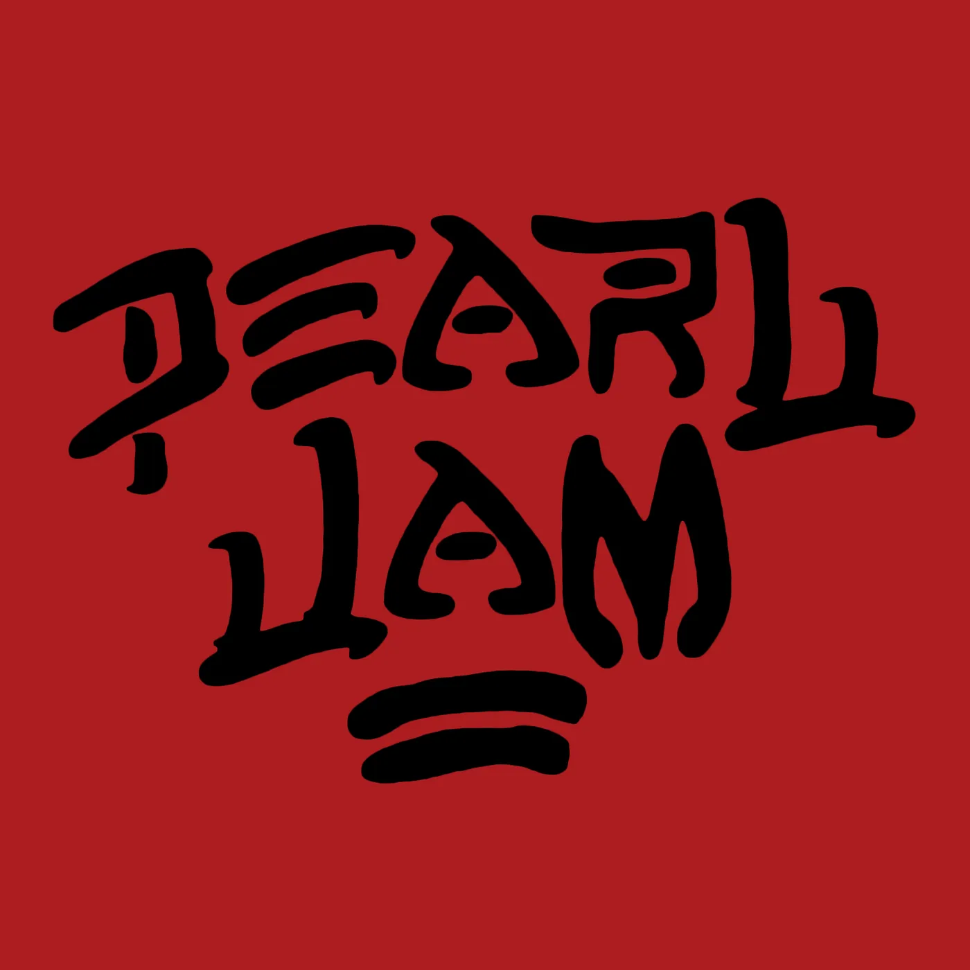 Pearl Jam T-Shirt | Brushstroke Logo Pearl Jam Shirt