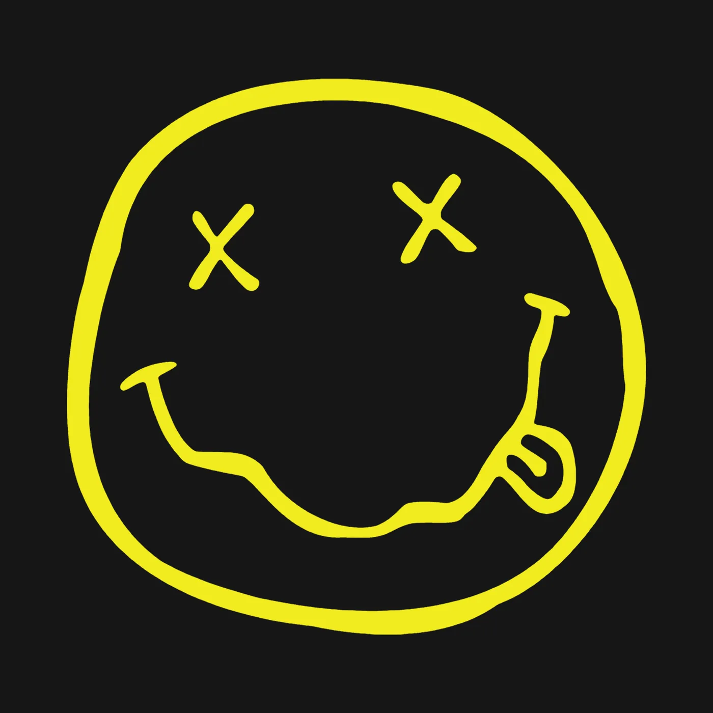 Nirvana Zip-Up Hoodie | Classic Smile Logo Nirvana Hoodie