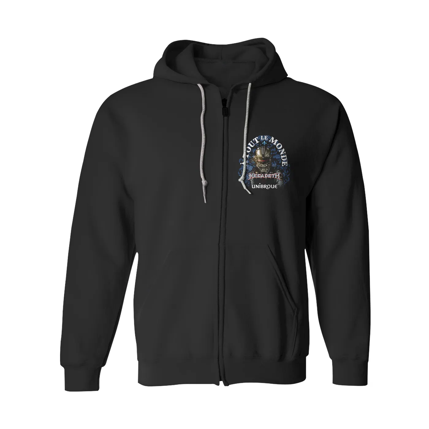 Megadeth Zip-Up Hoodie | A Tout Le Monde Megadeth Hoodie