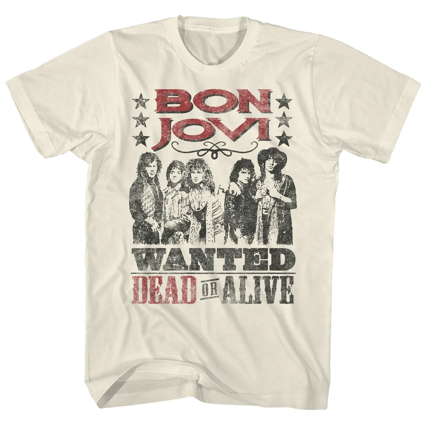 Bon Jovi T-Shirt | Wanted Dead or Alive Poster Bon Jovi Shirt
