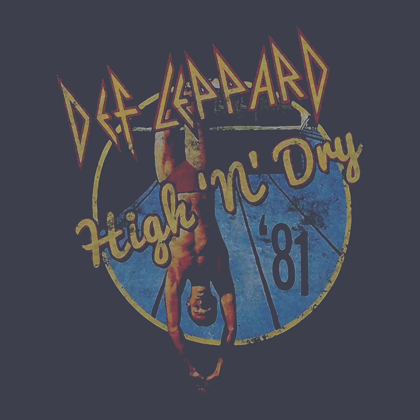 Def Leppard T-Shirt | High ‘N’ Dry Album Art Def Leppard Shirt