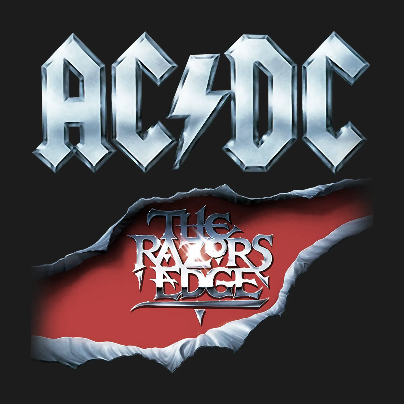 AC/DC T-Shirt | The Razor’s Edge Album Art AC/DC Shirt