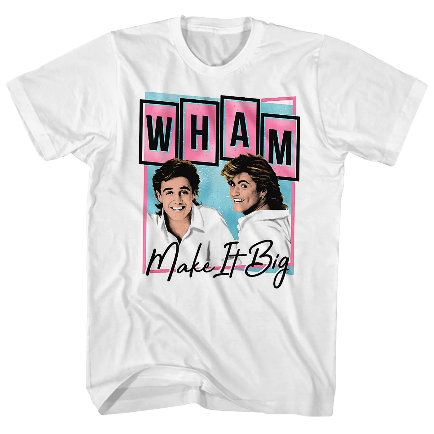 Wham! T-Shirt | Make It Big Pastel Album Art Wham! Shirt