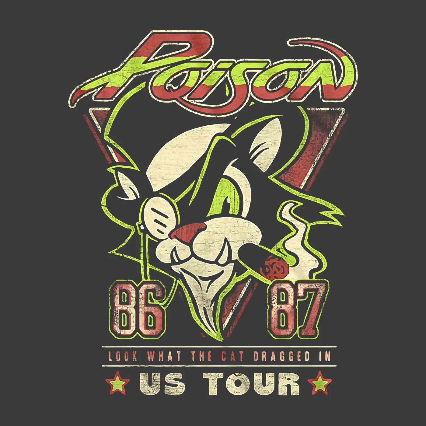 Poison T-Shirt | ’86 US Tour Poison Shirt (Reissue)