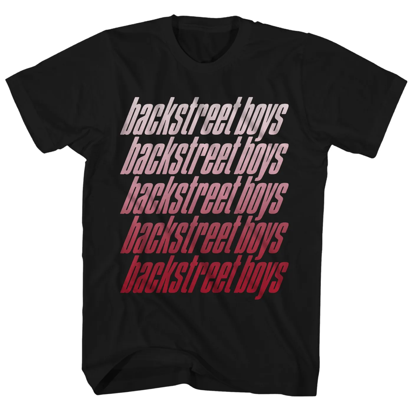 Backstreet Boys T-Shirt | Repeat Logo Backstreet Boys Shirt