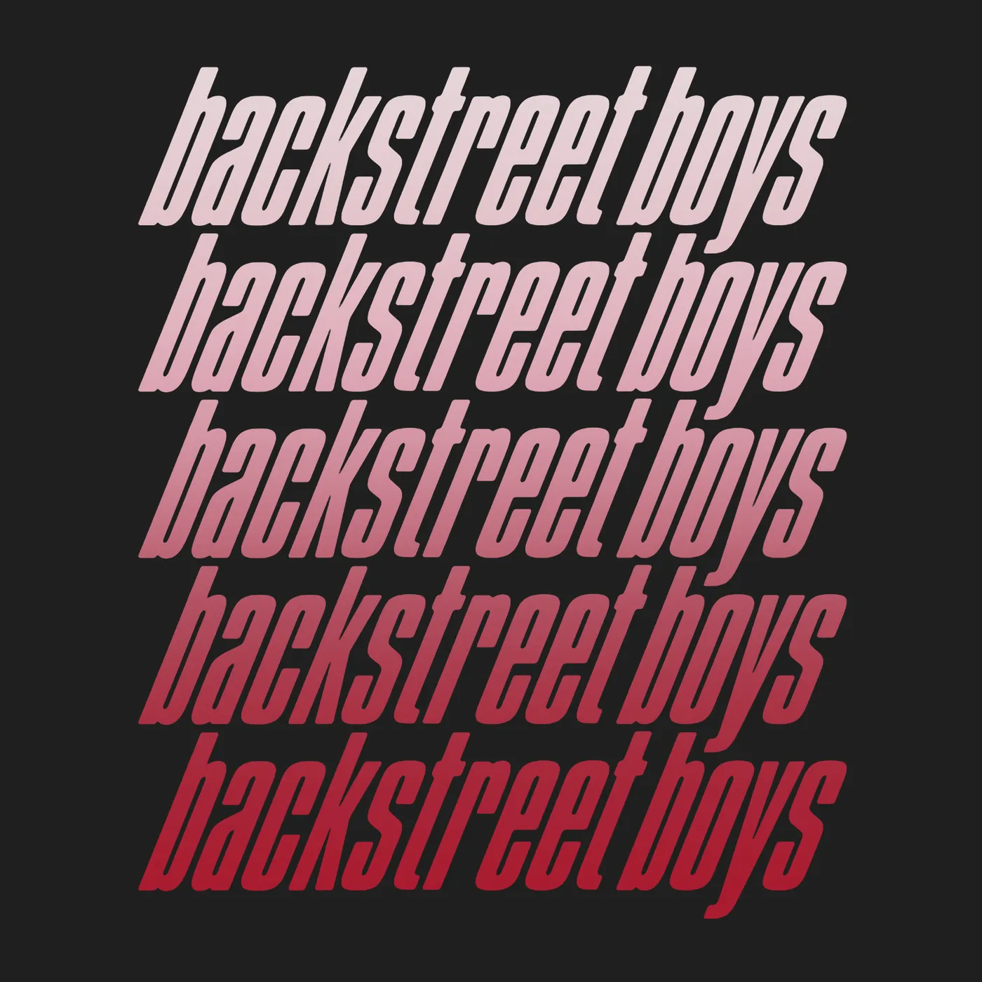 Backstreet Boys T-Shirt | Repeat Logo Backstreet Boys Shirt