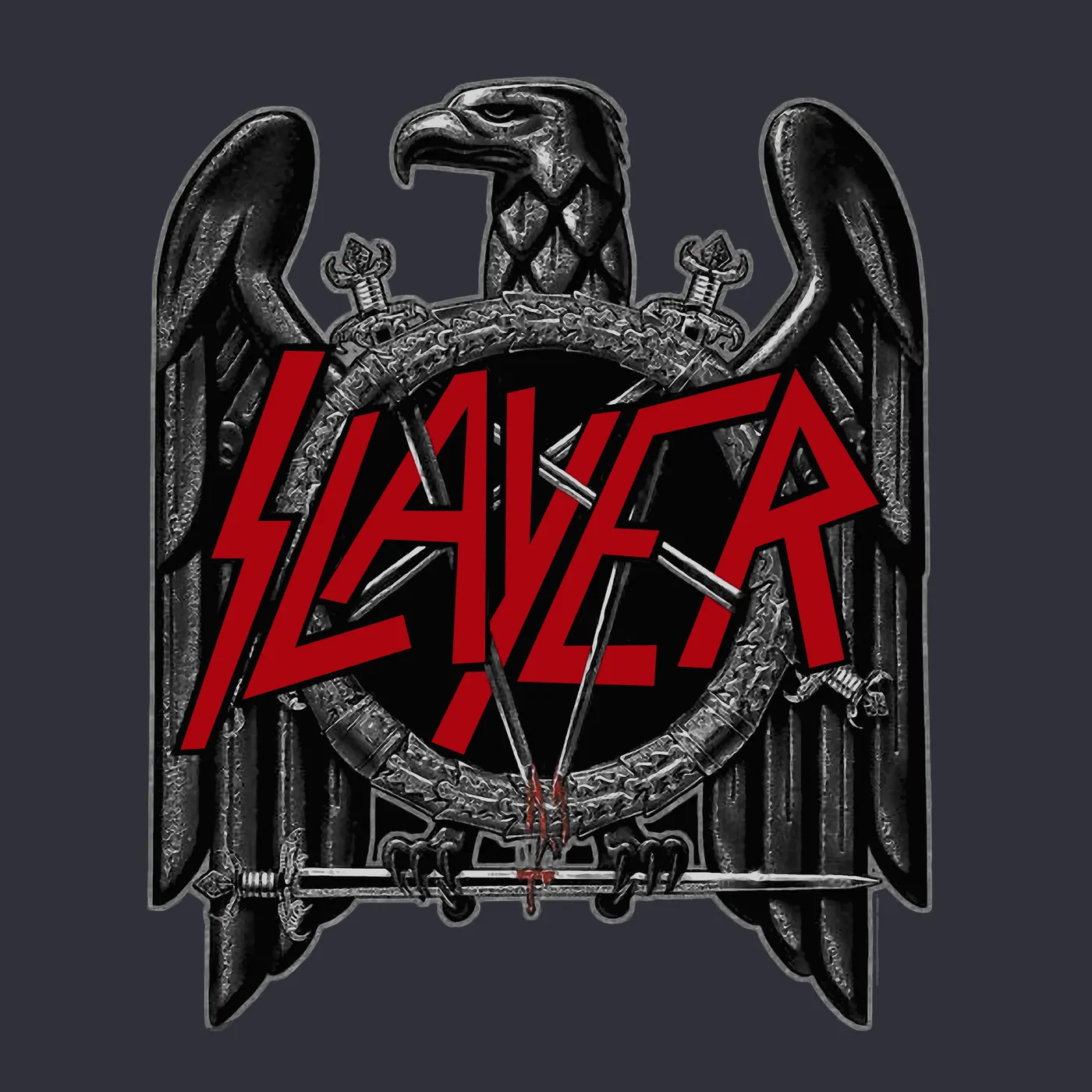 Slayer T-Shirt | Eagle Emblem Steel Tie Dye Slayer Shirt