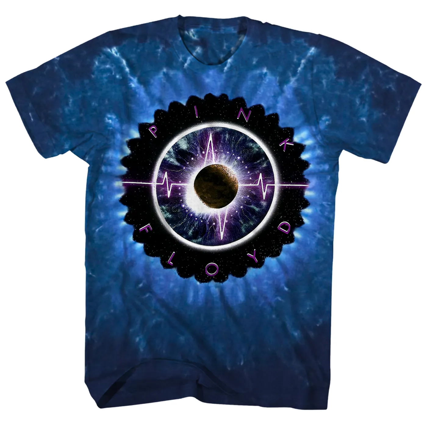 Pink Floyd T-Shirt | Pulse Album Art Tie Dye Pink Floyd Shirt