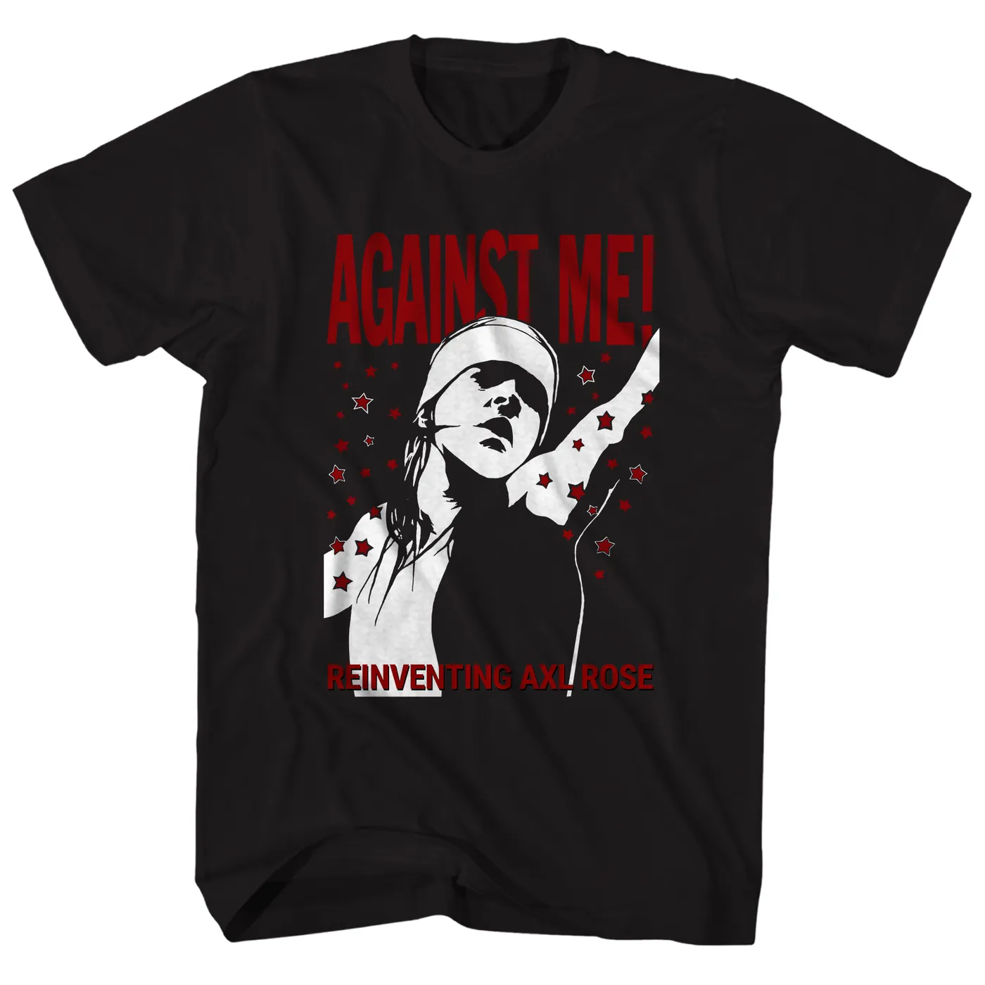 Against Me! T-Shirt | Reinventing Axl Rose Album Art Against Me! Shirt