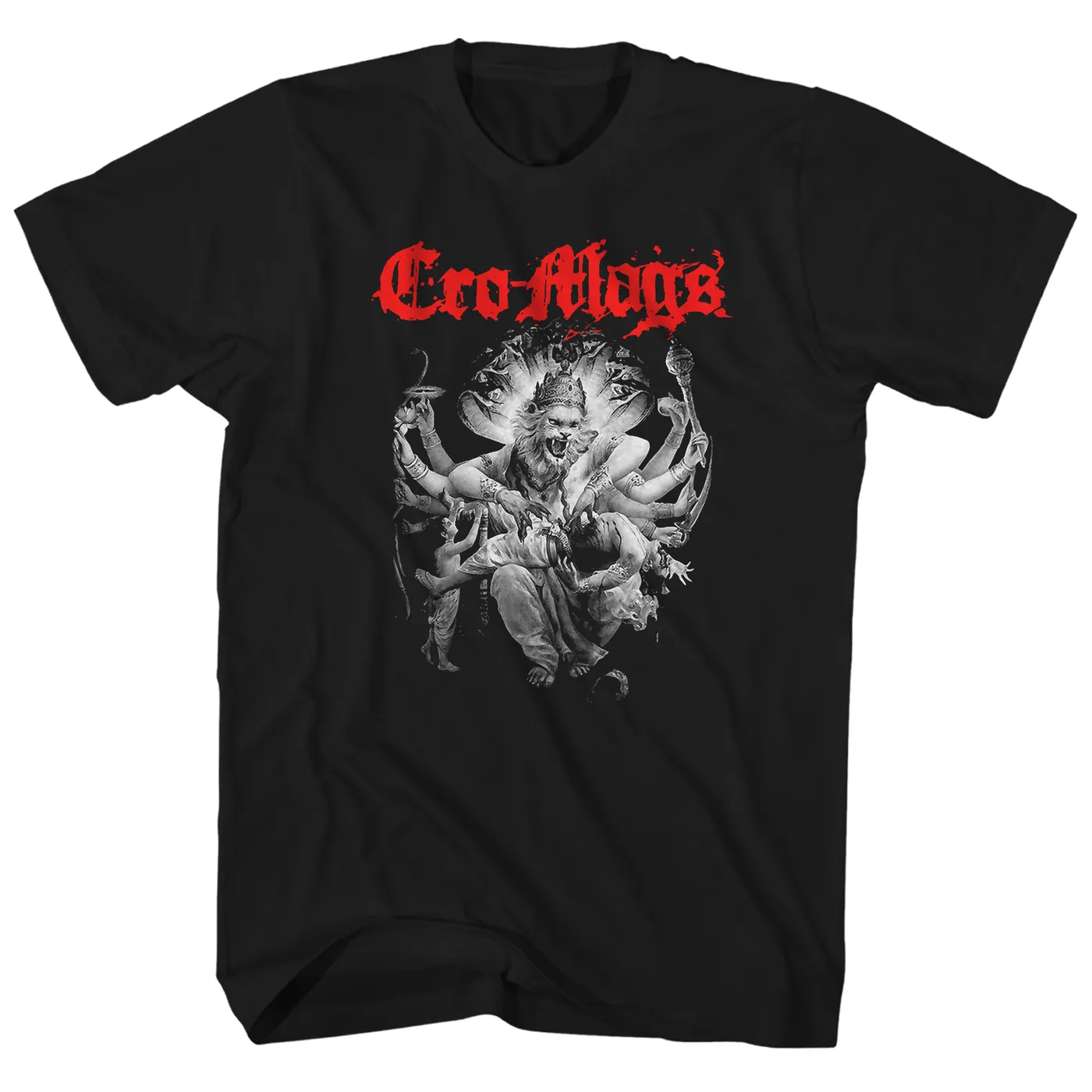 Cro-Mags T-Shirt | Black & White Best Wishes Cro-Mags Shirt