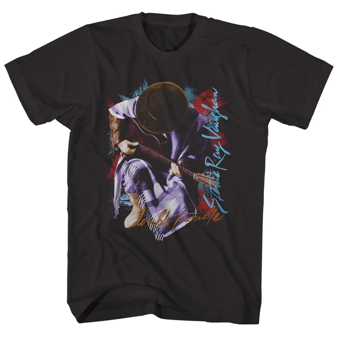 Stevie Ray Vaughan T-Shirt | Double Trouble Stevie Ray Vaughan Shirt