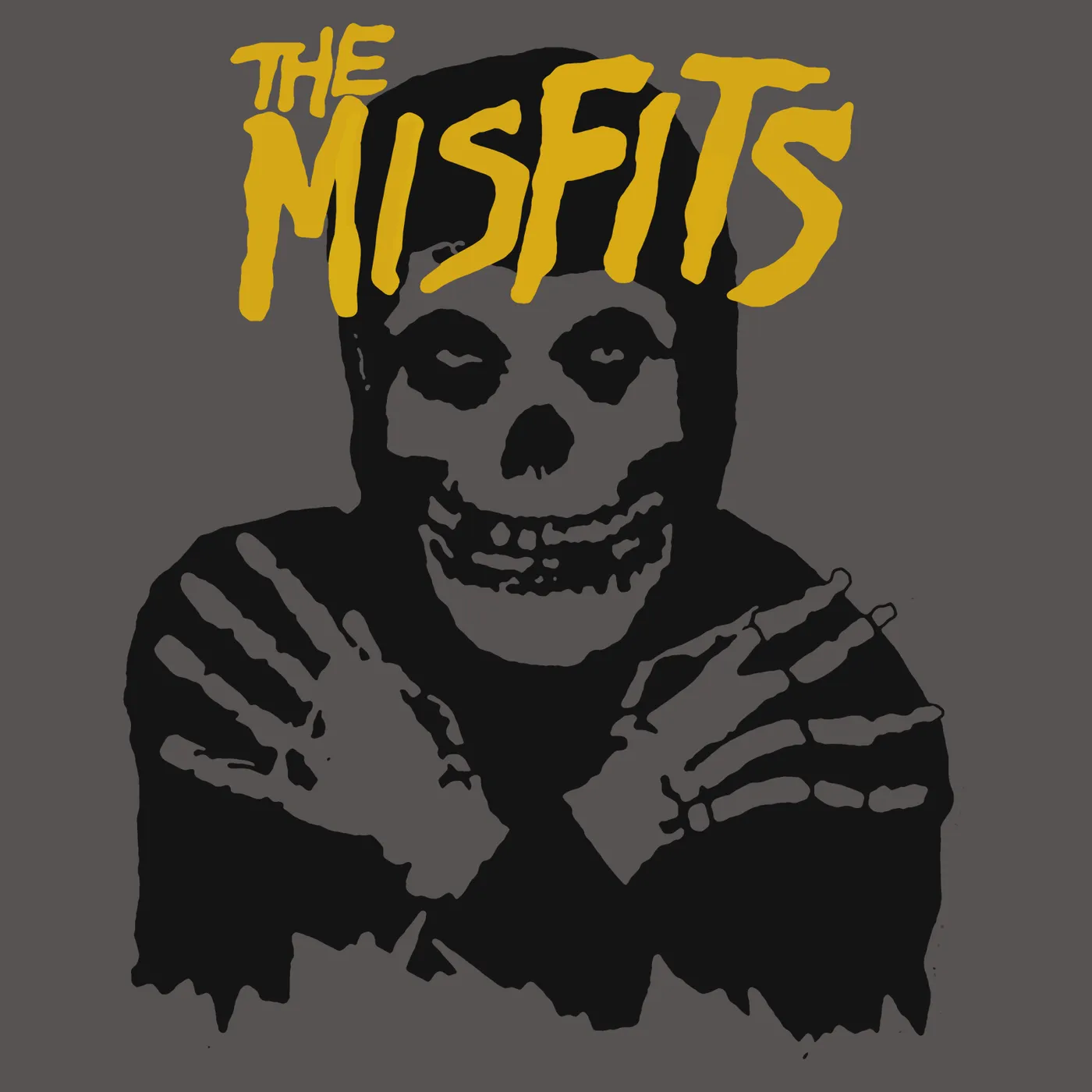 Misfits T-Shirt | Classic Skull Yellow Logo Misfits Shirt