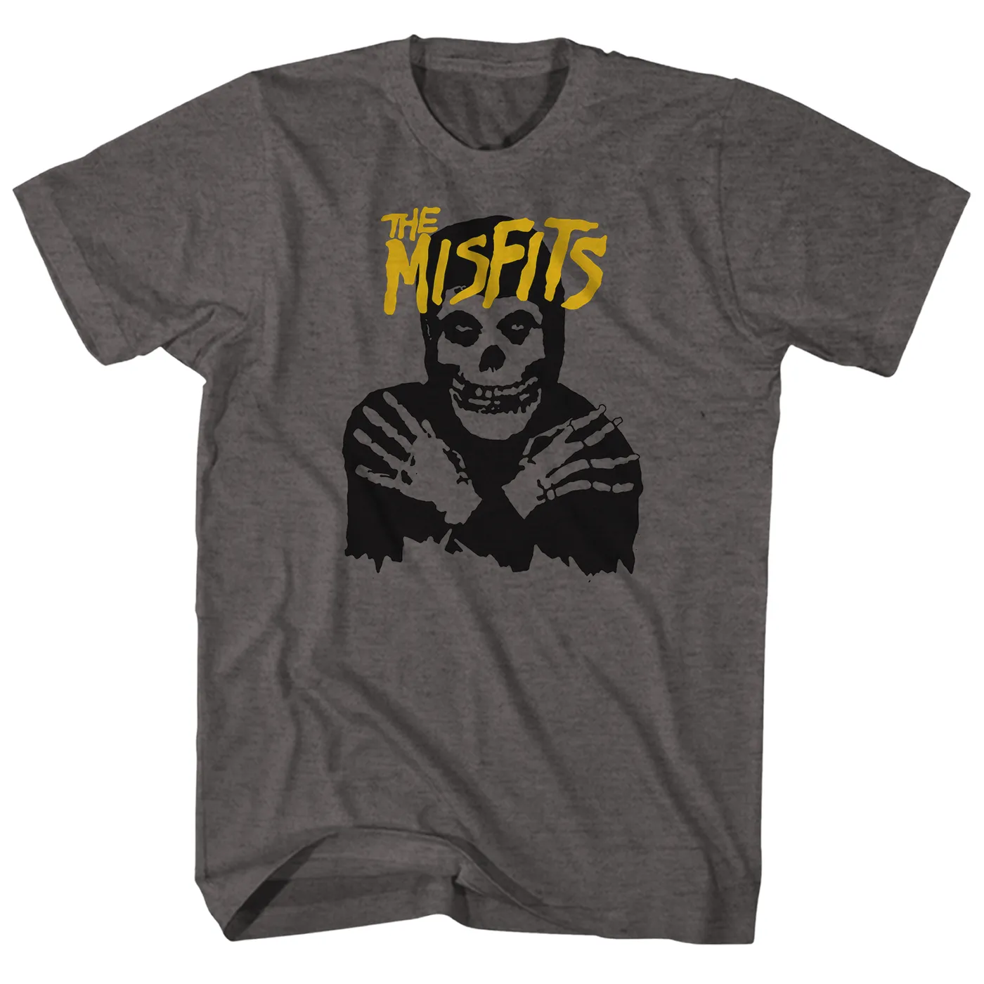 Misfits T-Shirt | Classic Skull Yellow Logo Misfits Shirt