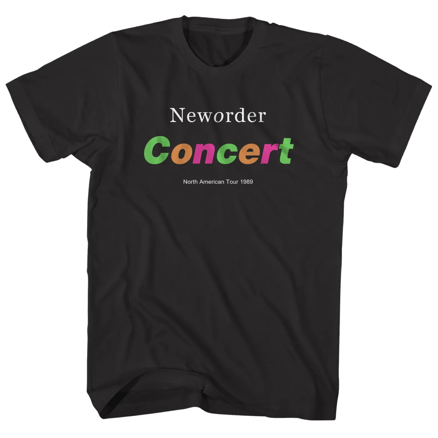 New Order T-Shirt | Concert North American Tour 1989 New Order Shirt