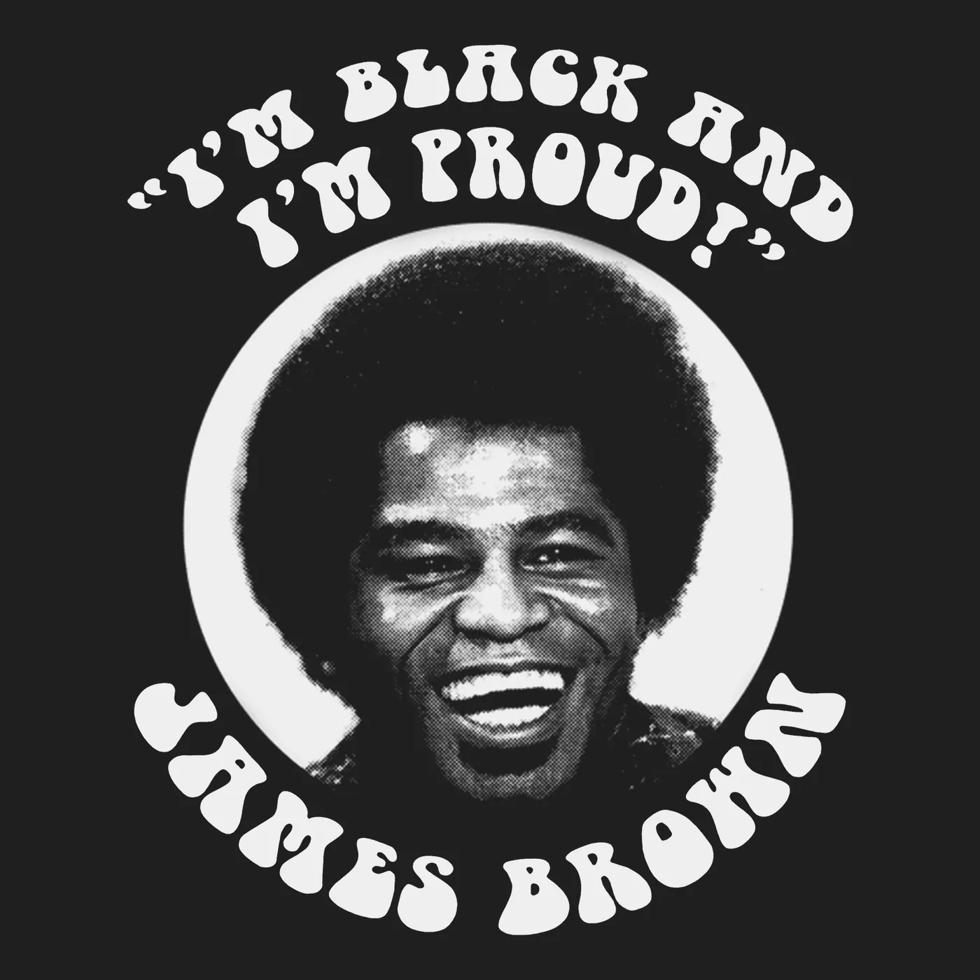 James Brown T-Shirt | Black And Proud James Brown Shirt