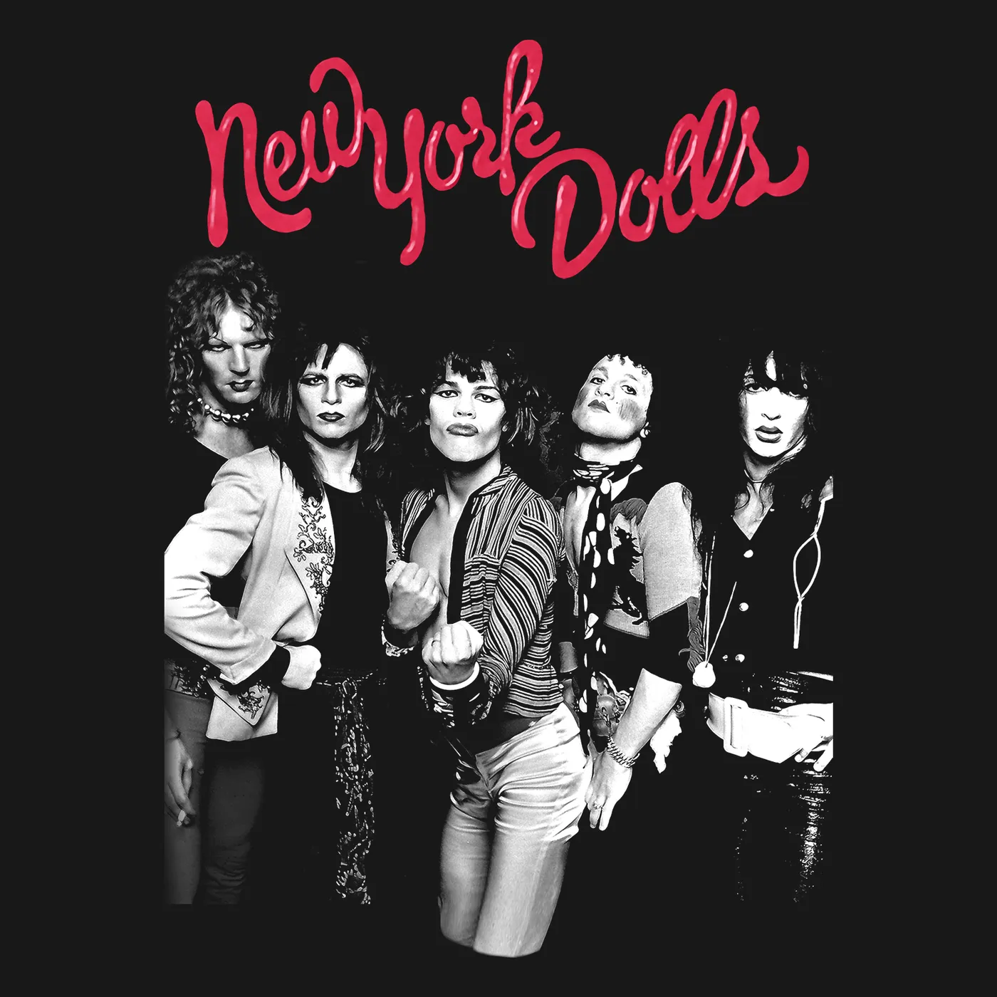New York Dolls T-Shirt | Trash (Song) Group Photo New York Dolls Shirt