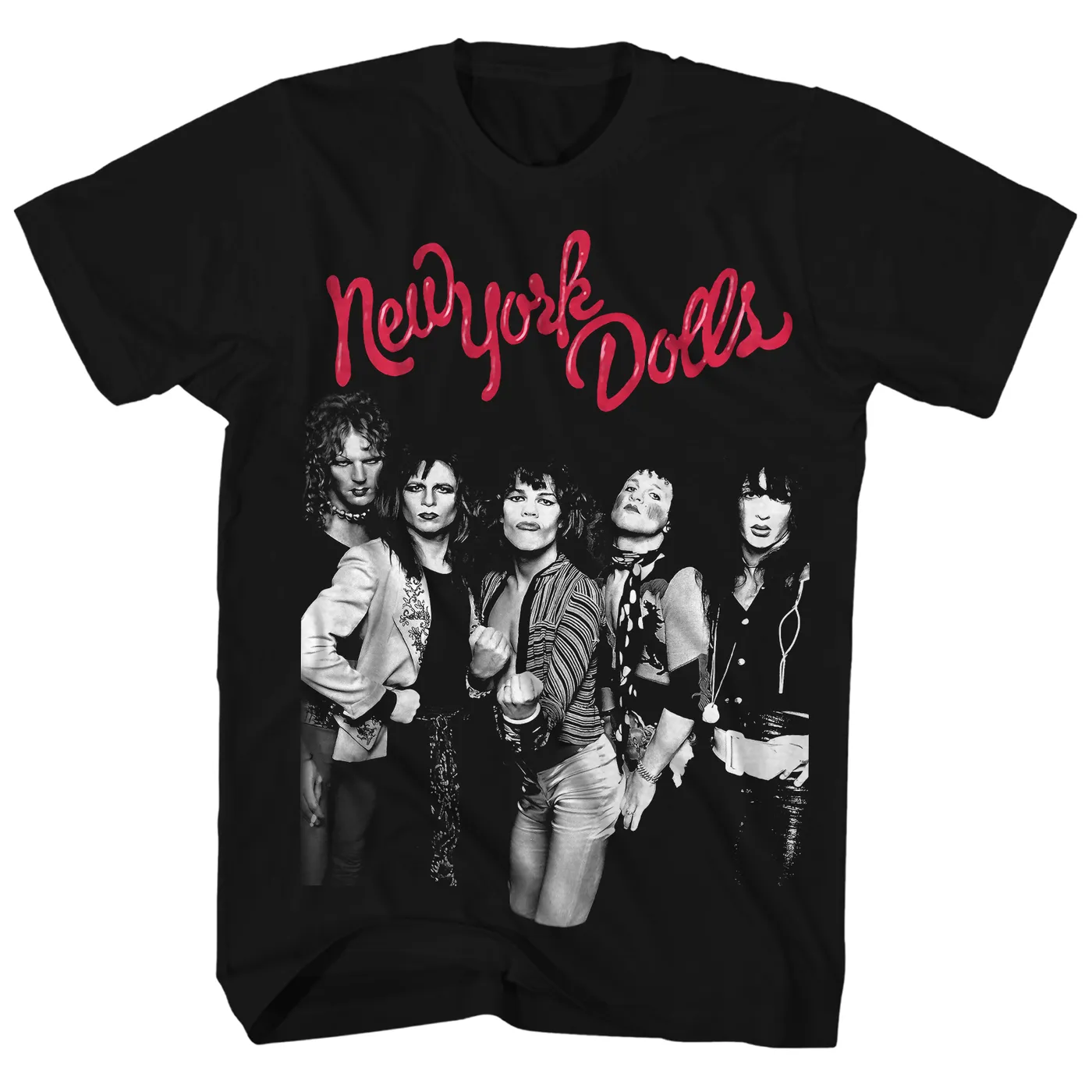 New York Dolls T-Shirt | Trash (Song) Group Photo New York Dolls Shirt