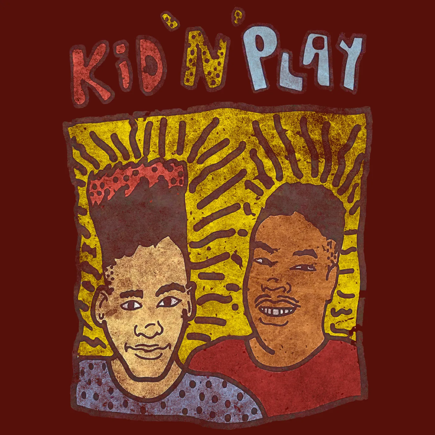 Kid 'n Play T-Shirt | ‘80s Inspired Distressed Kid 'n Play Shirt