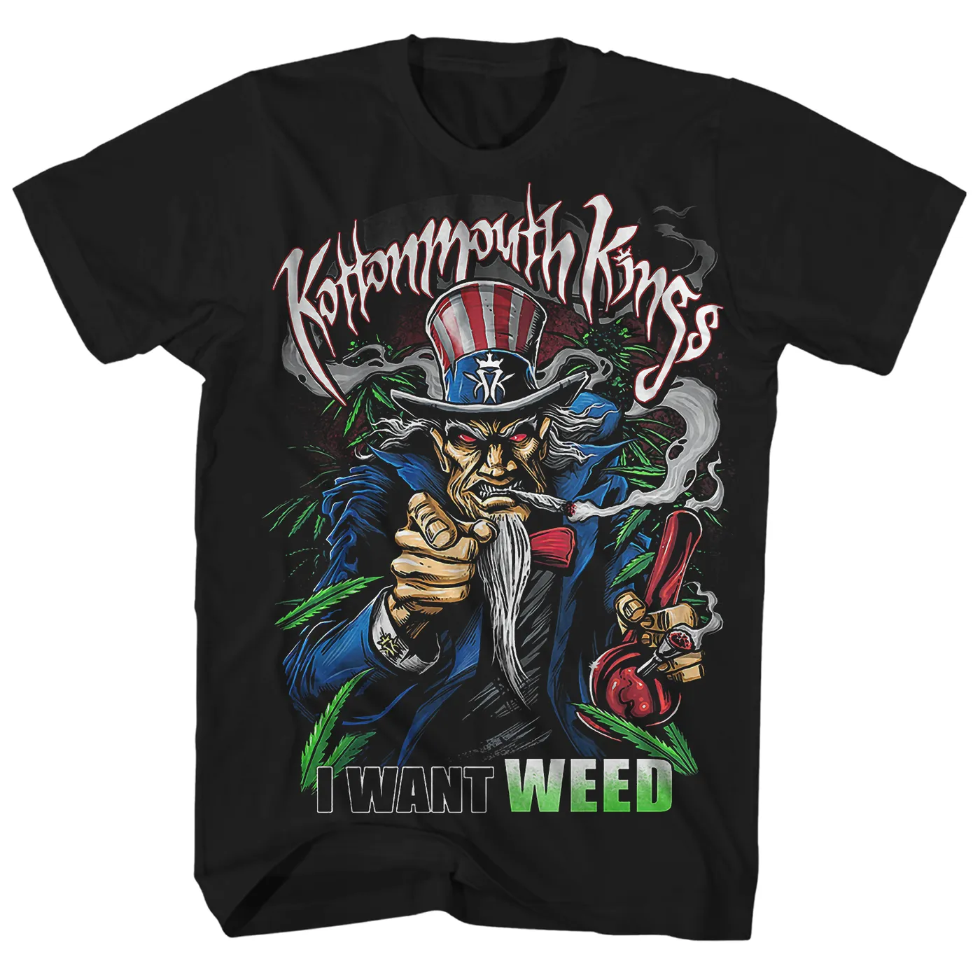 Kottonmouth Kings T-Shirt | Patriotic I Want Weed Kottonmouth Kings Shirt