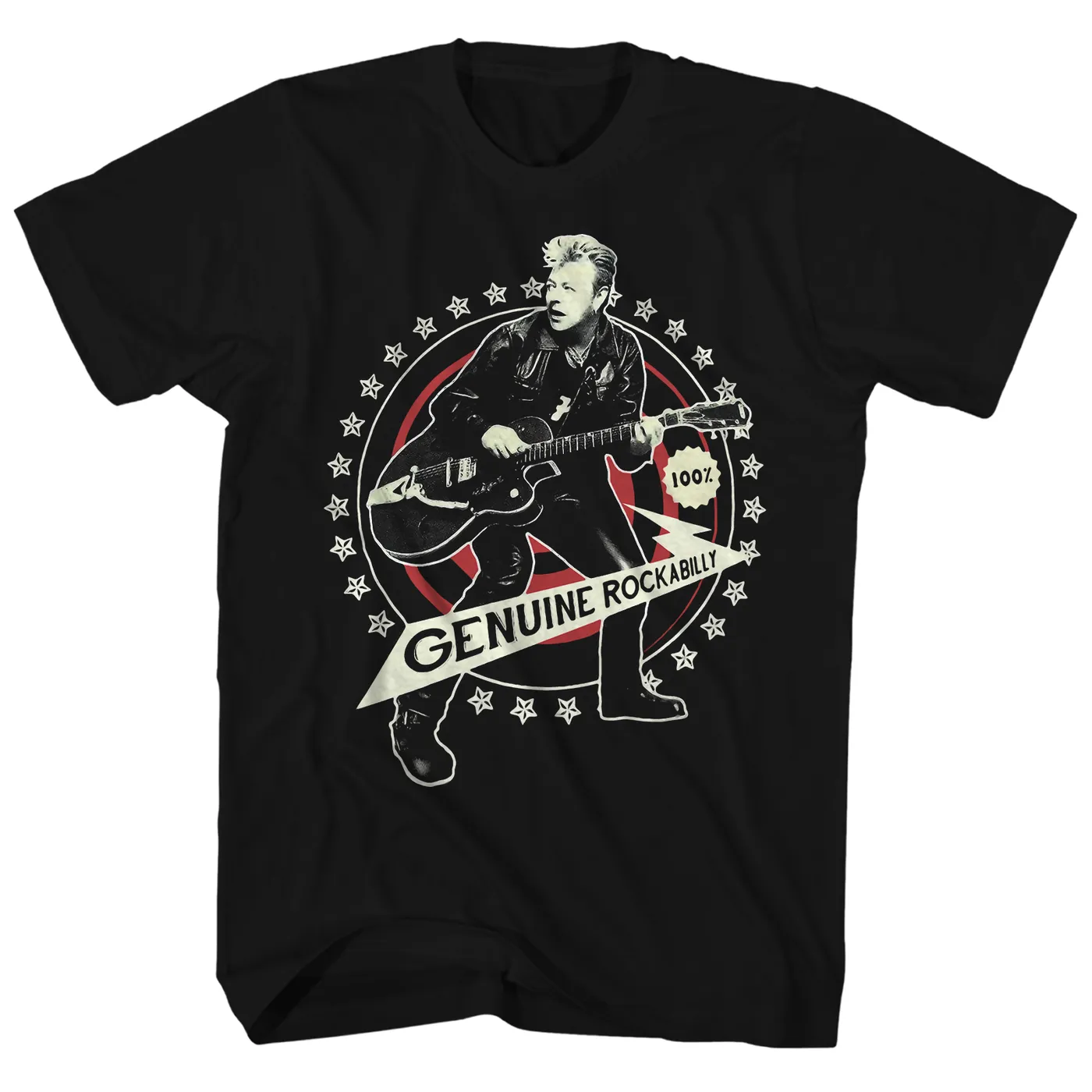 Stray Cats T-Shirt | Brian Setzer 100% Genuine Rockabilly Stray Cats Shirt