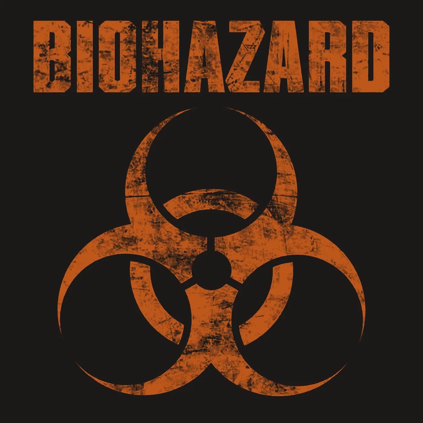 Biohazard T-Shirt | Distressed Logo Biohazard Shirt