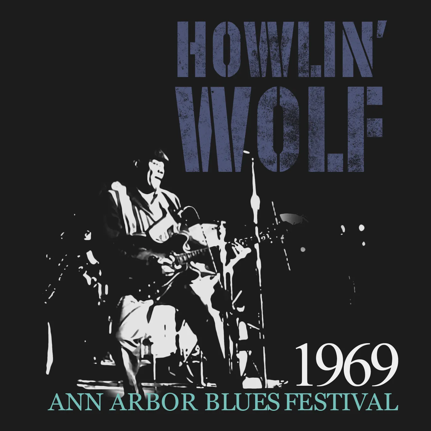Howlin' Wolf T-Shirt | 1969 Ann Arbor Blues Festival Live PhotoHowlin' Wolf Shirt