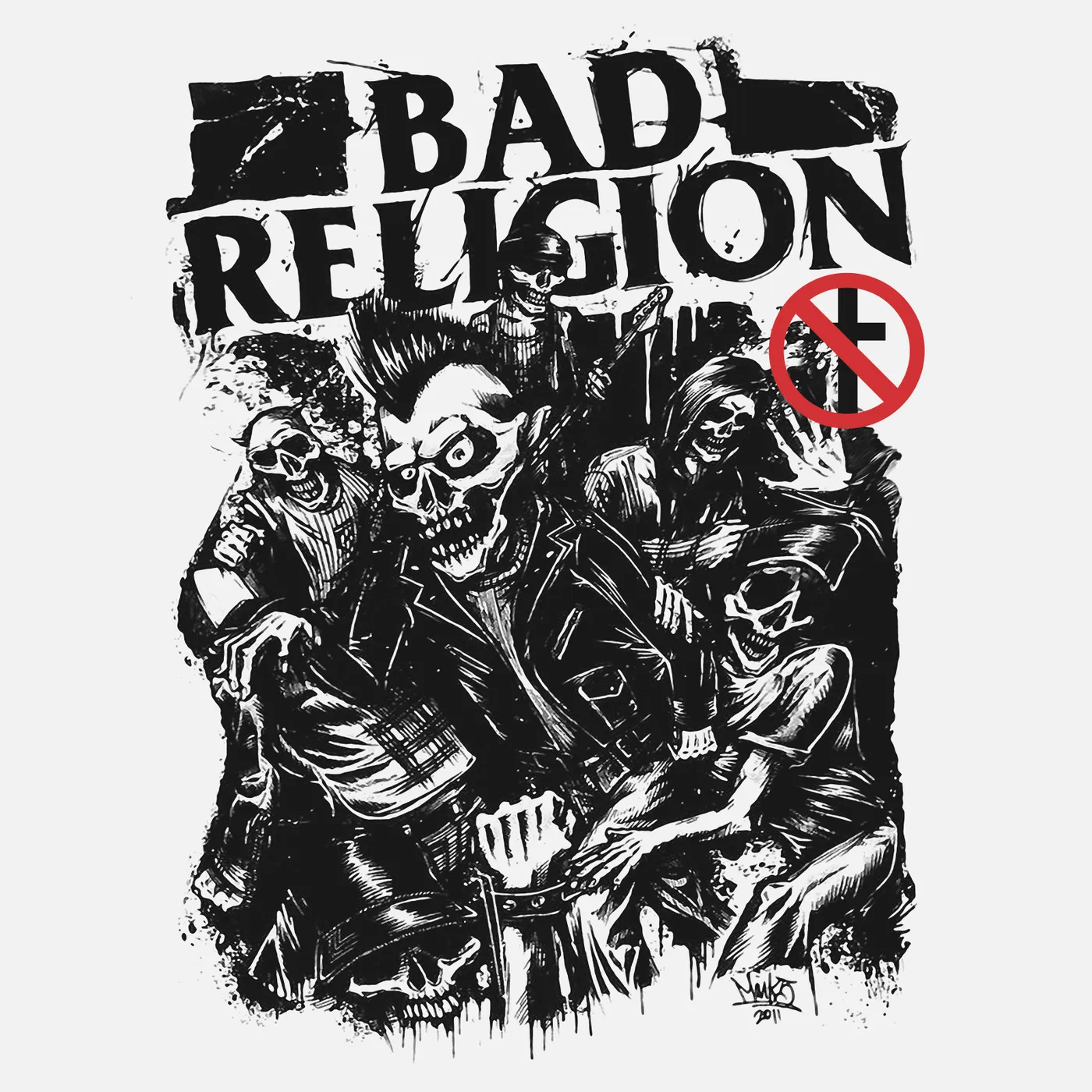 Bad Religion T-Shirt | Mosh Pit Bad Religion Shirt