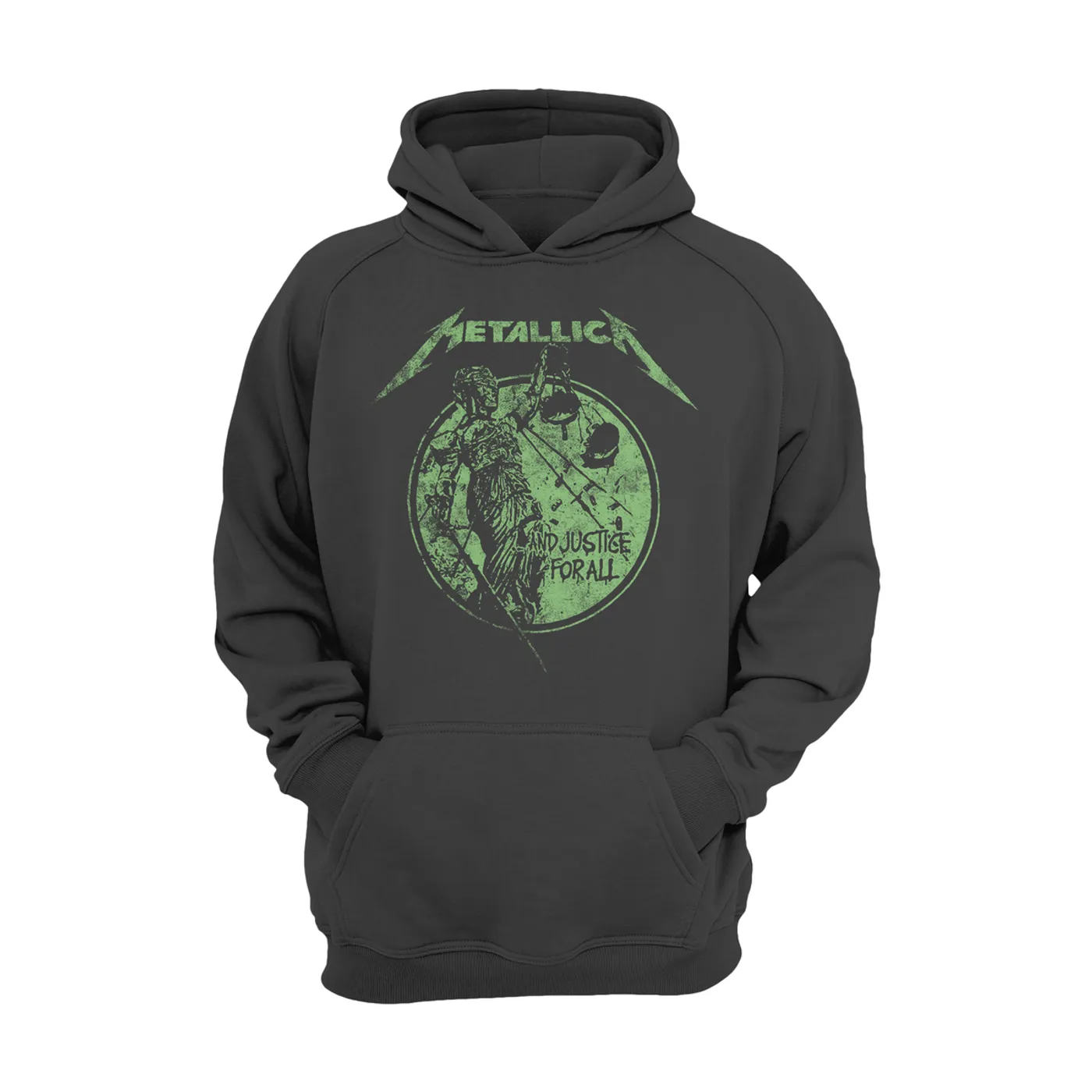 Metallica Hoodie | Justice For All Neon Metallica Hoodie