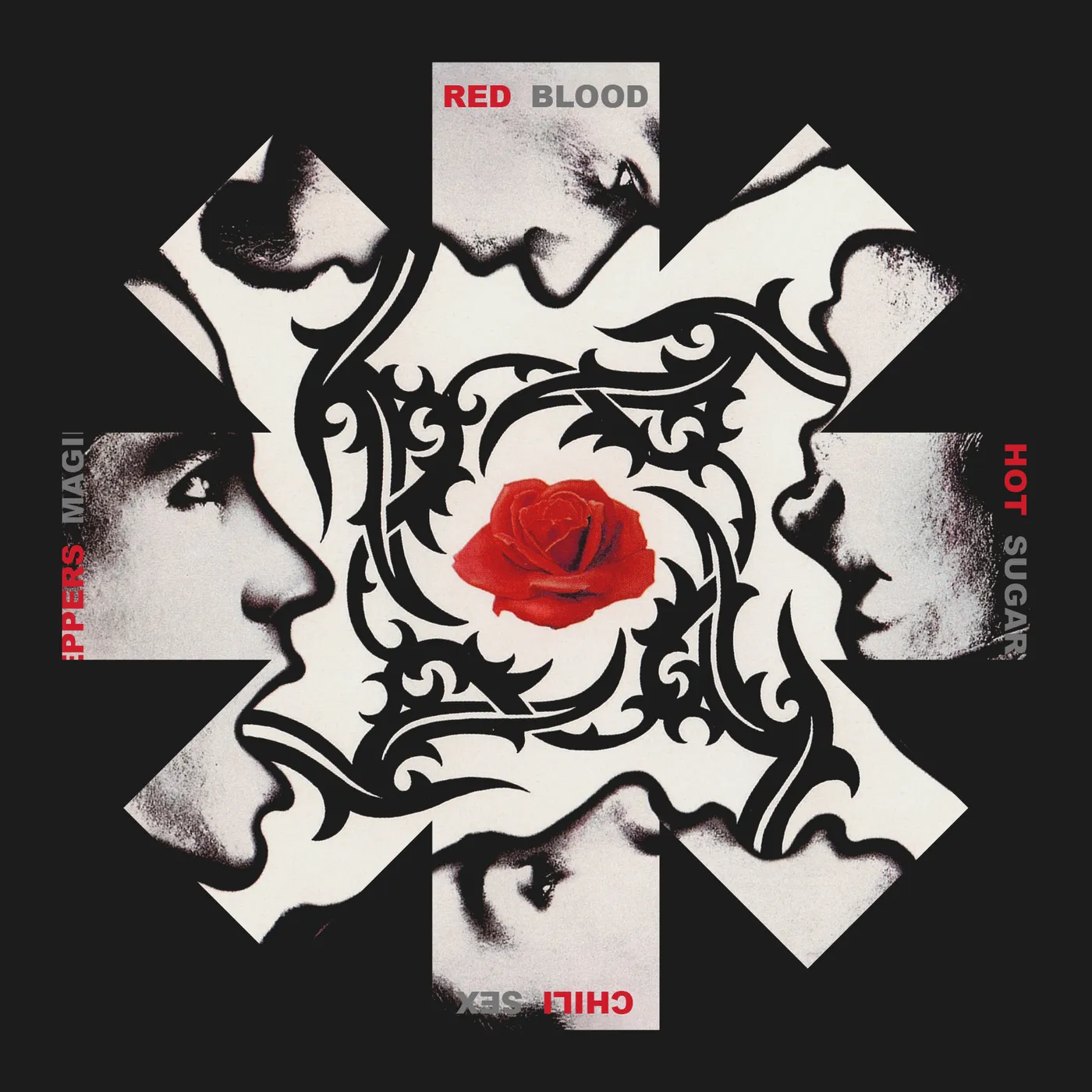 Red Hot Chili Peppers T-Shirt | Blood Sugar Sex Magik Album Art Asterisk Red Hot Chili Peppers Shirt